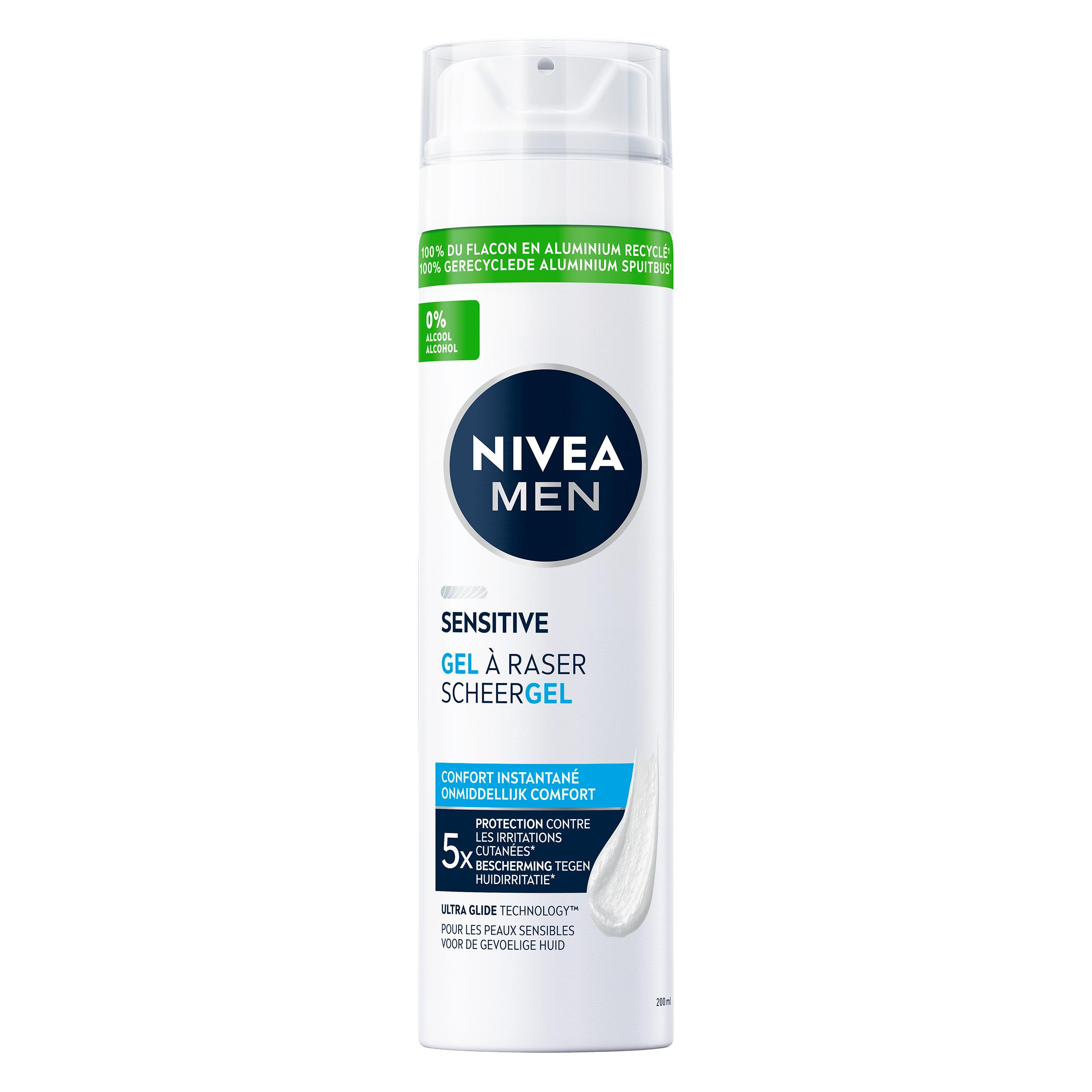 NIVEA MEN Gel à raser sensitive peaux sensibles 200ml