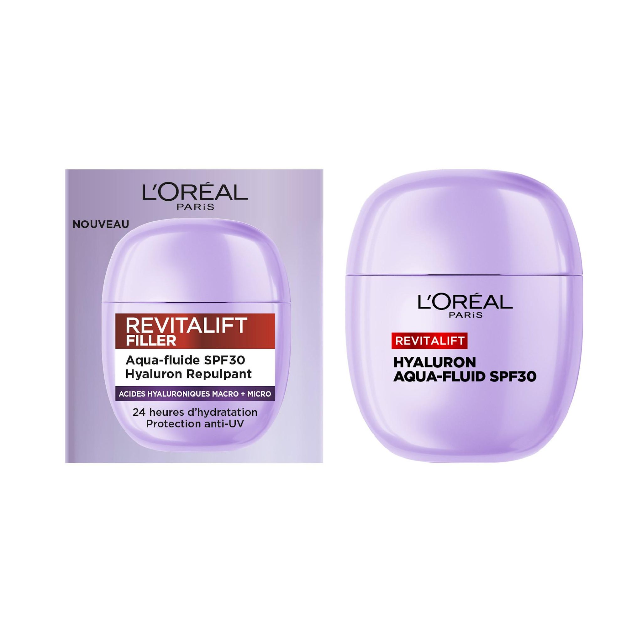 L'OREAL Revitalift Filler Aqua-fluide SPF30 hyaluron repulpant 40ml