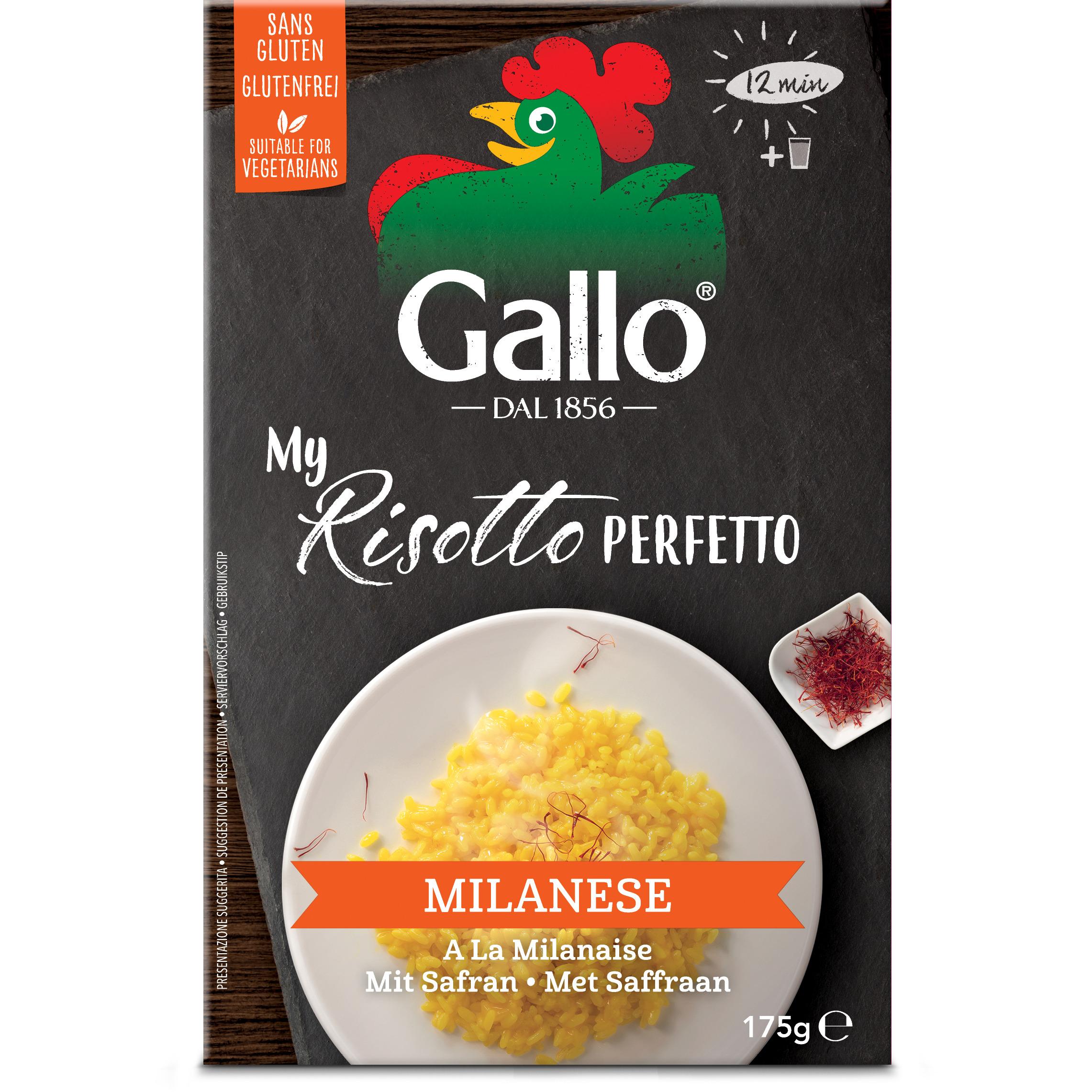 GALLO My risotto perfetto à la milanaise sans gluten 2 portions 175g