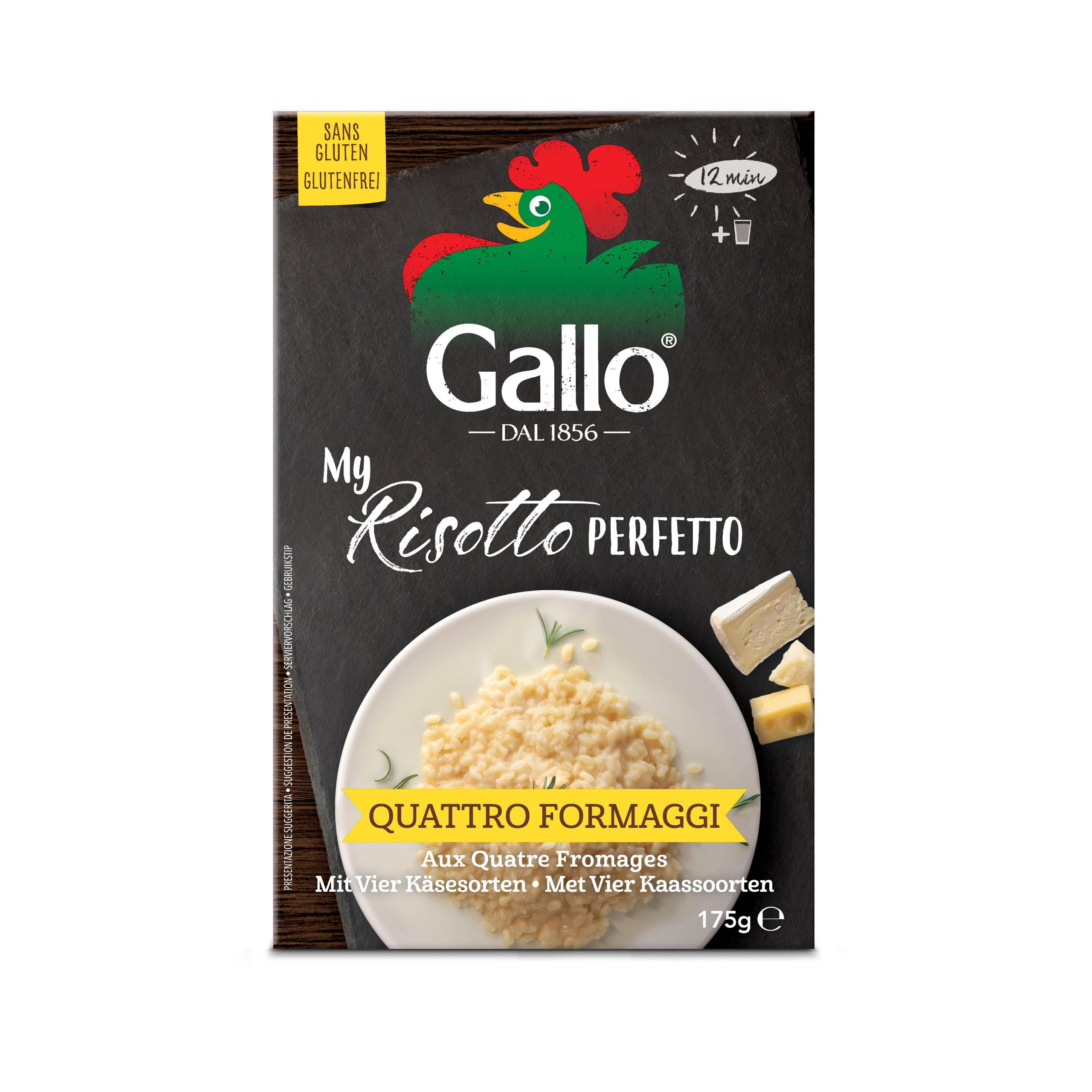 RISO GALLO Riz aux 4 fromages 2 portions 175g