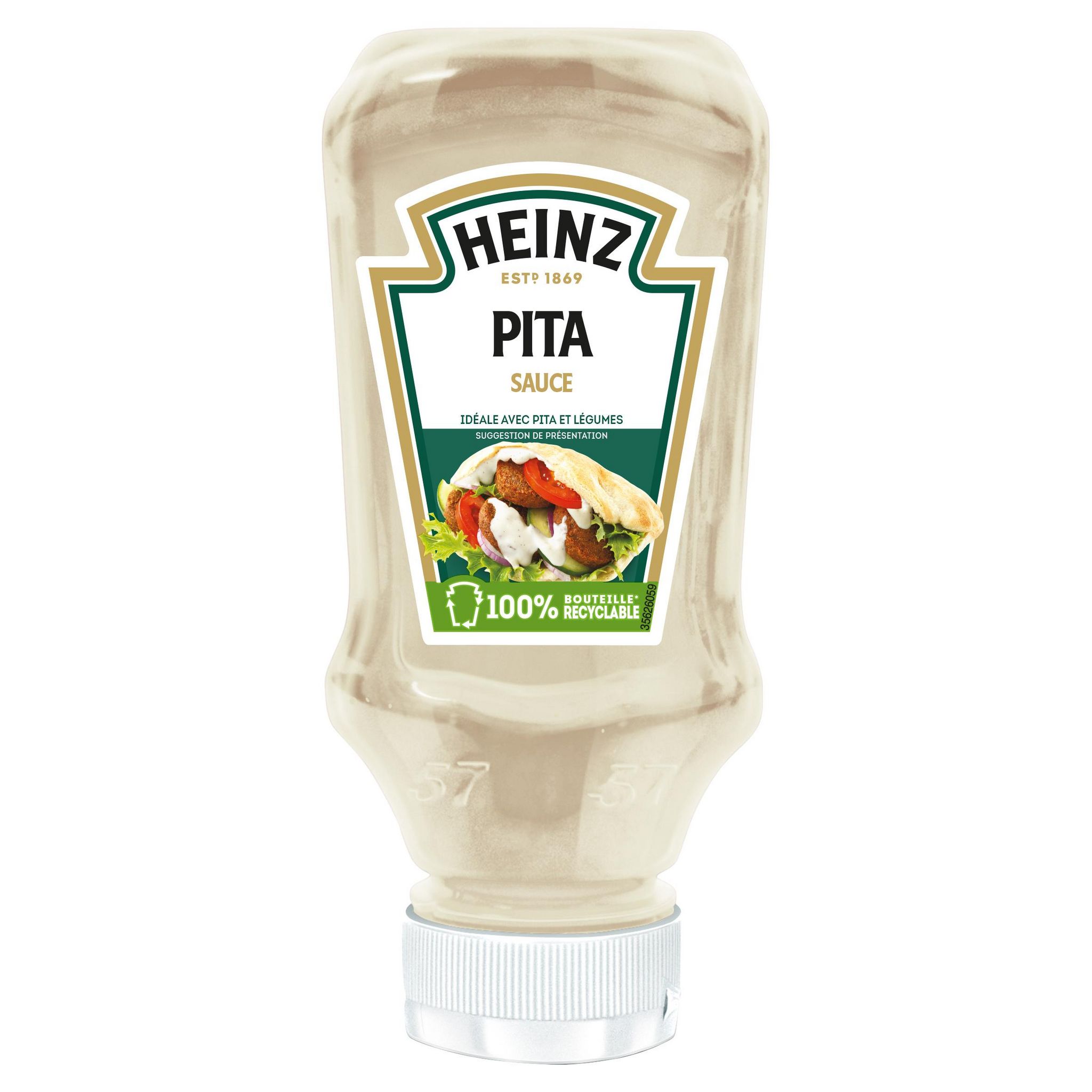 HEINZ Sauce à l'ail avec ciboulette et épices flacon souple 420g
