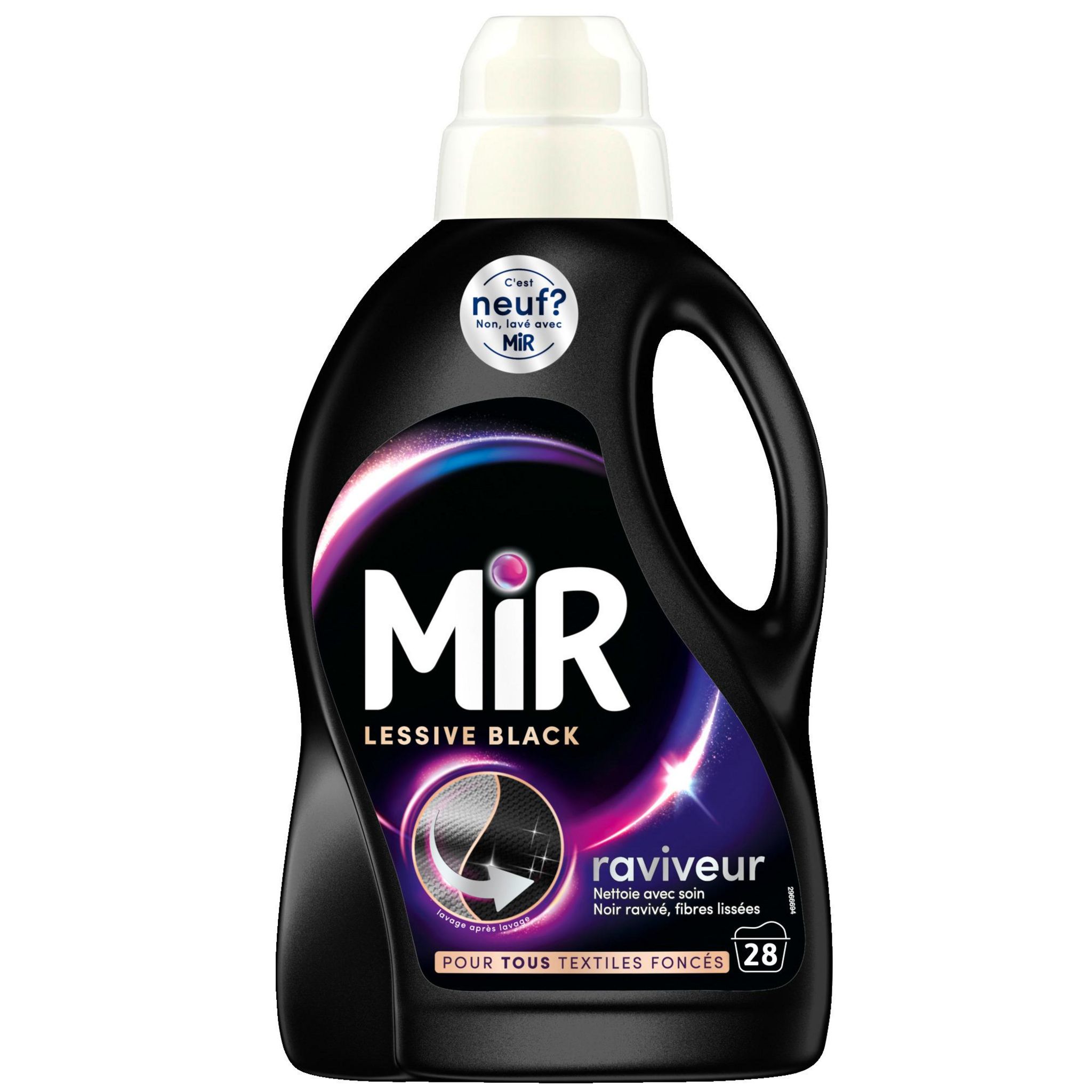 MIR Lessive liquide noir fraîcheur 28 lavages 1,4l