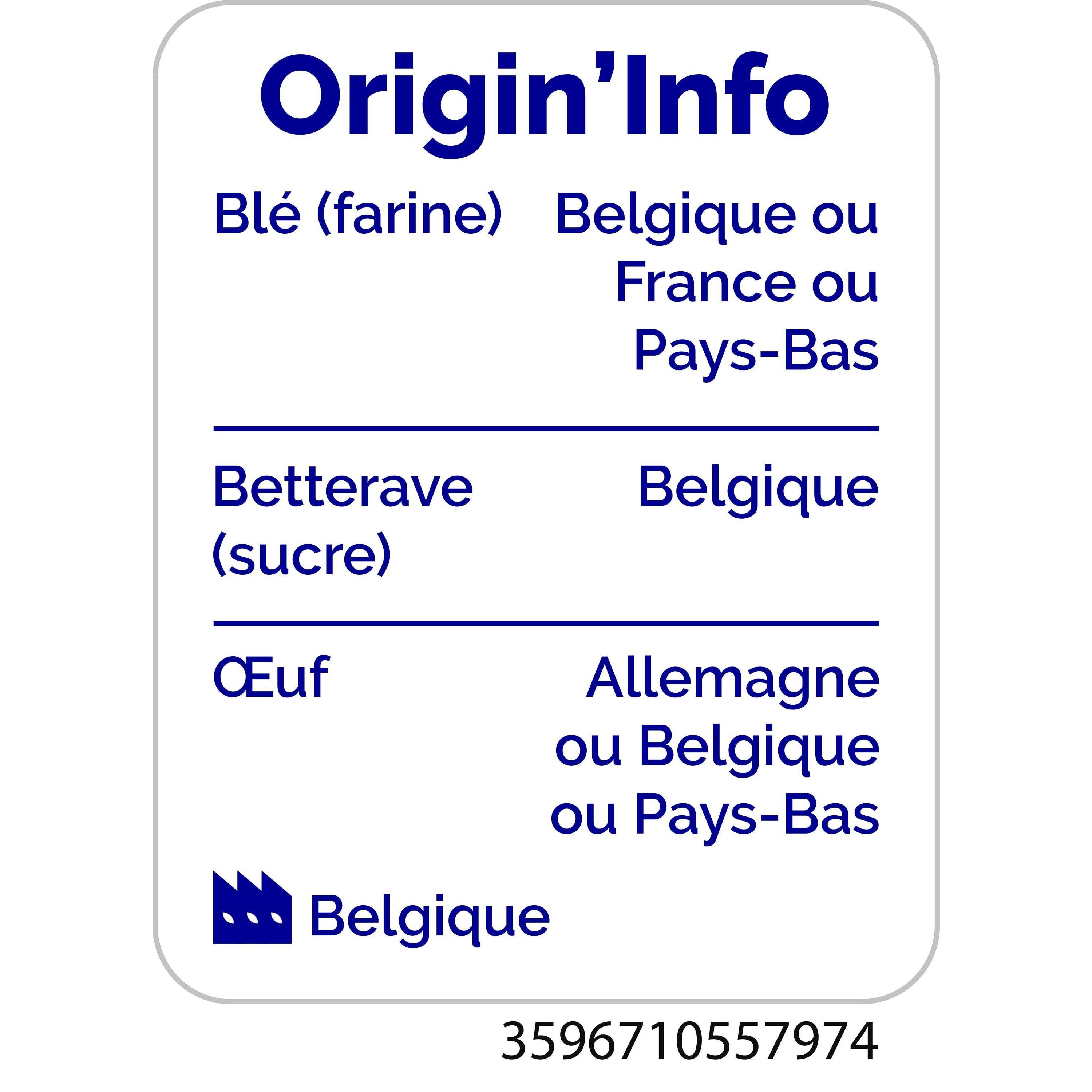 Voir la diapositive 3 : AUCHAN Gaufres poudrées au sucre glace 6 gaufres 250g