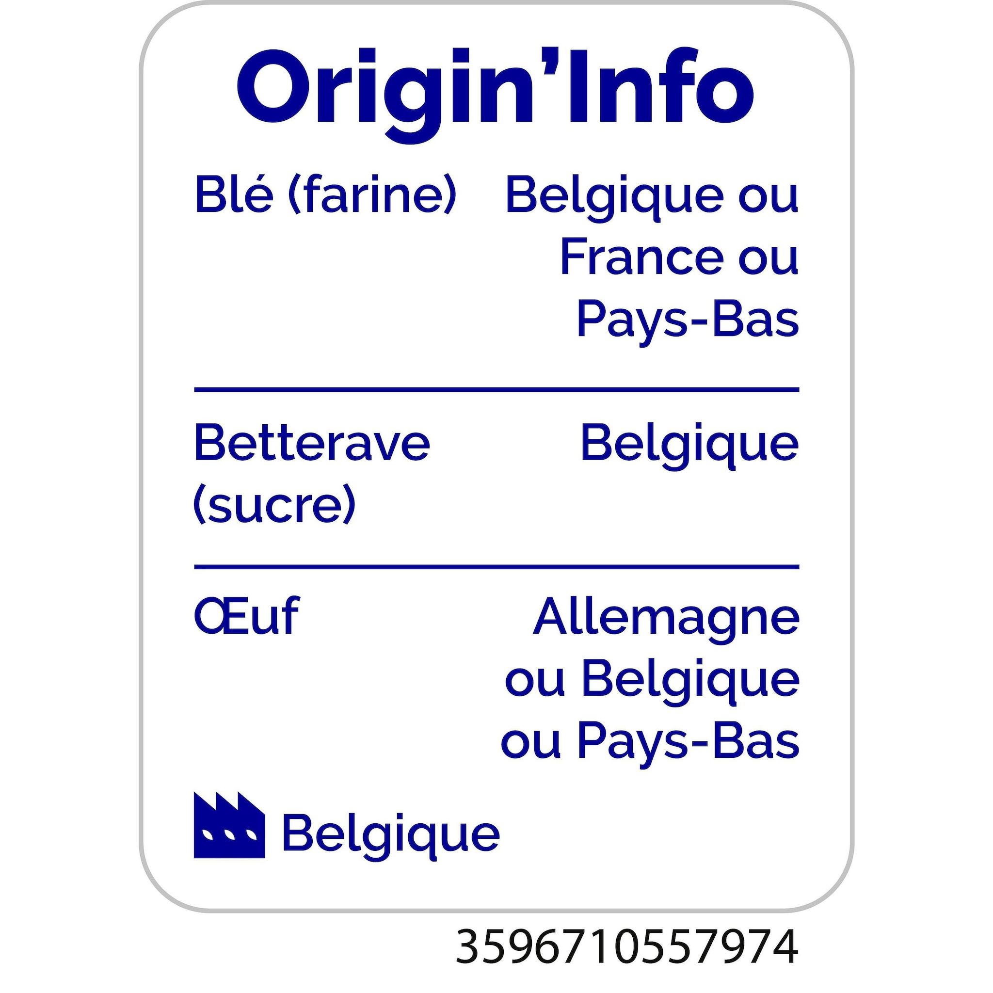 Voir la diapositive 3 : AUCHAN Gaufres poudrées au sucre glace 6 gaufres 250g