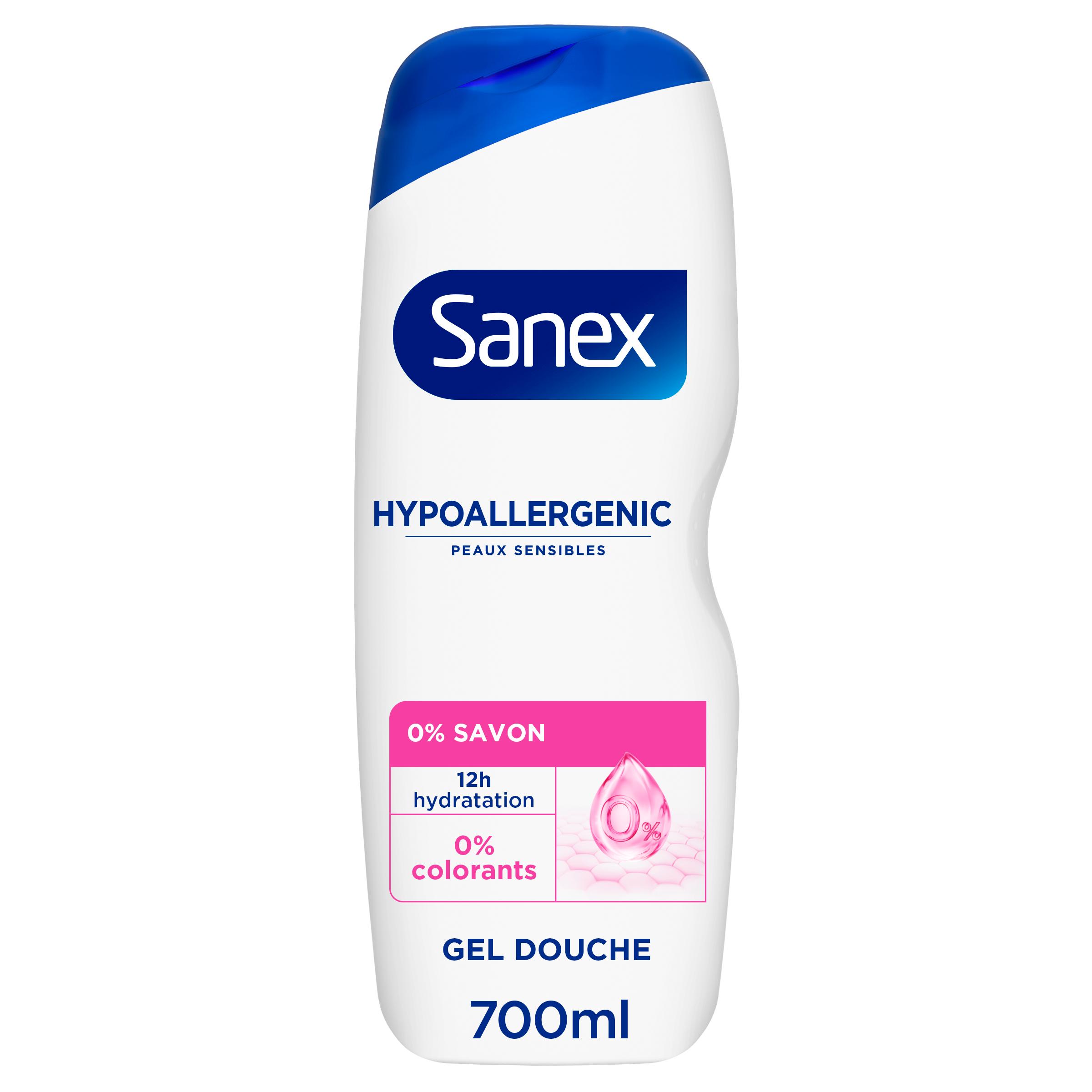SANEX Gel douche hypoallergénique pour peaux sensibles 700ml