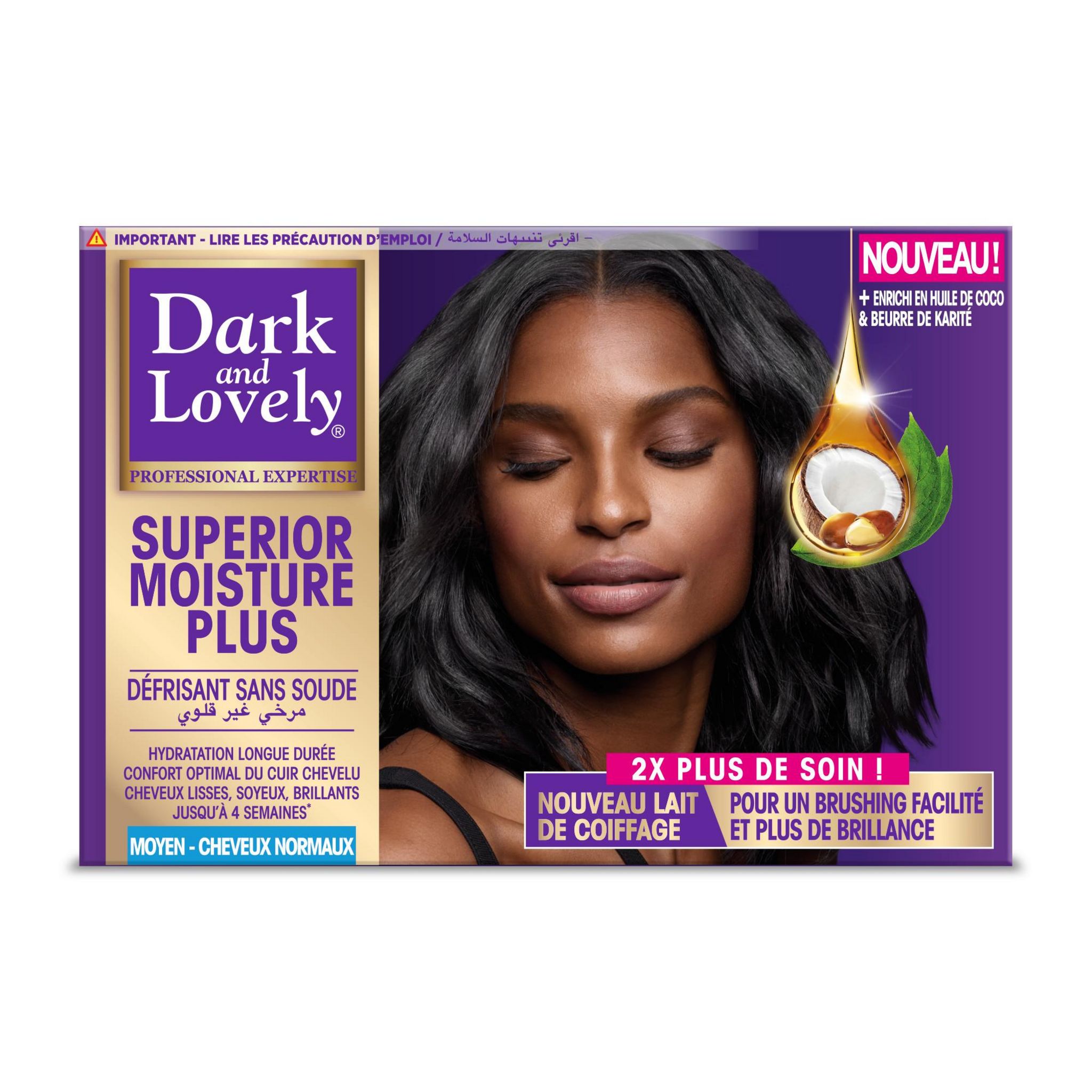 DARK AND LOVELY Kit défrisant sans soude 1 kit