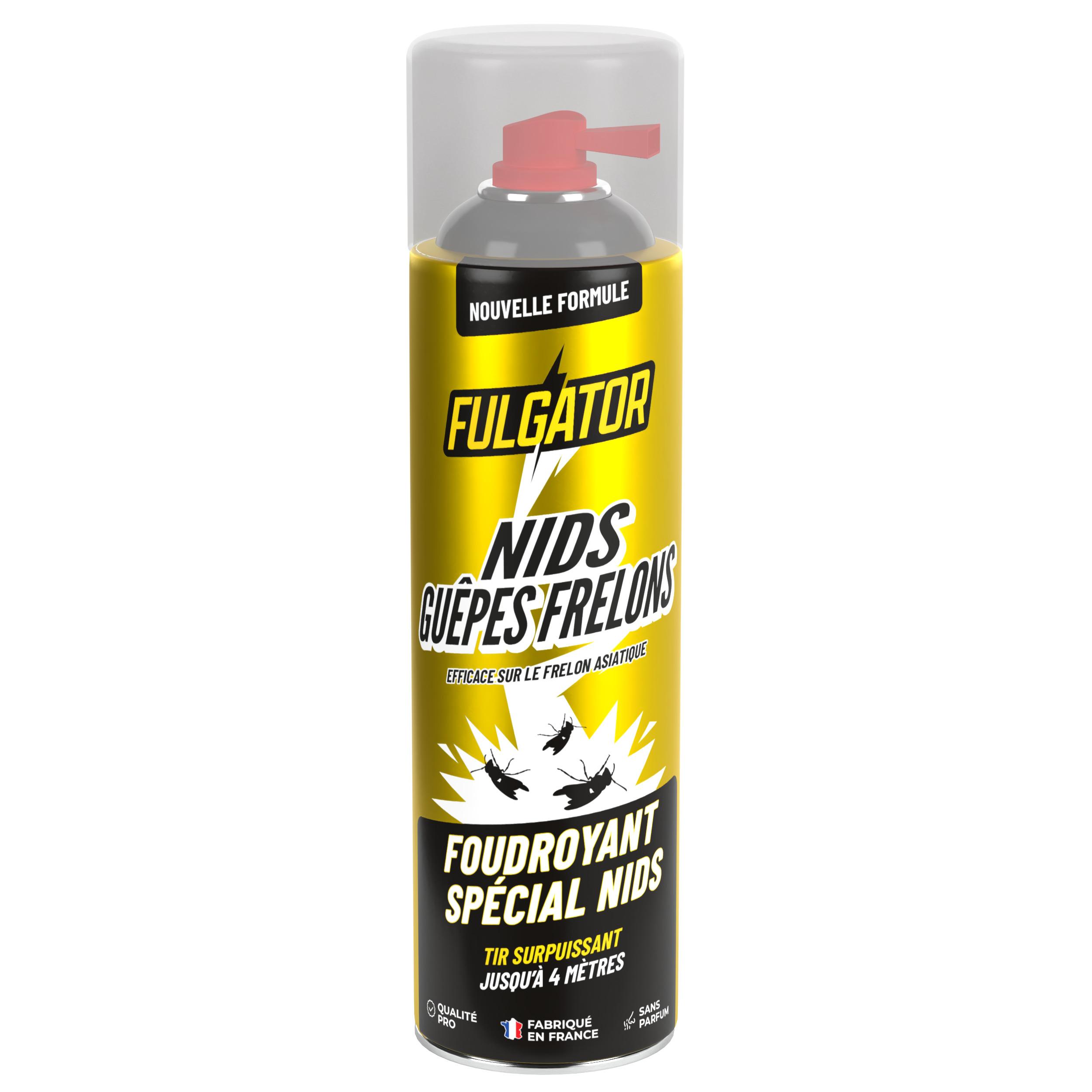 FULGATOR Aérosol insecticide nids guêpes frelons 500ml