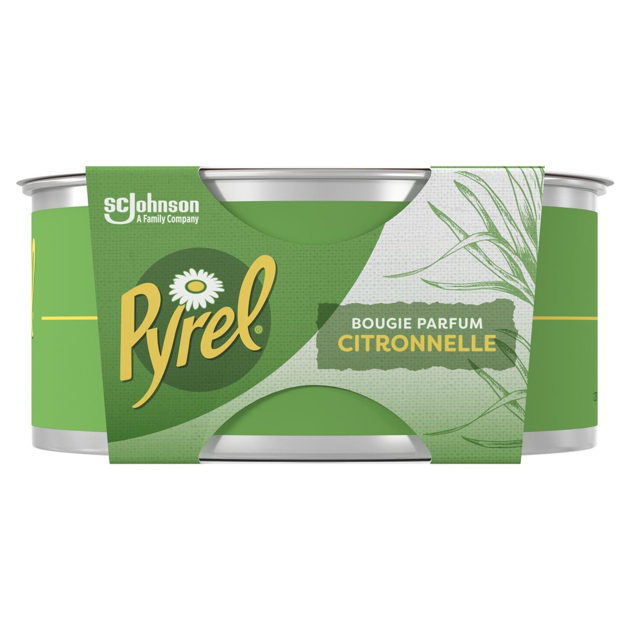 PYREL Bougie insecticide à la citronnelle 1 bougie