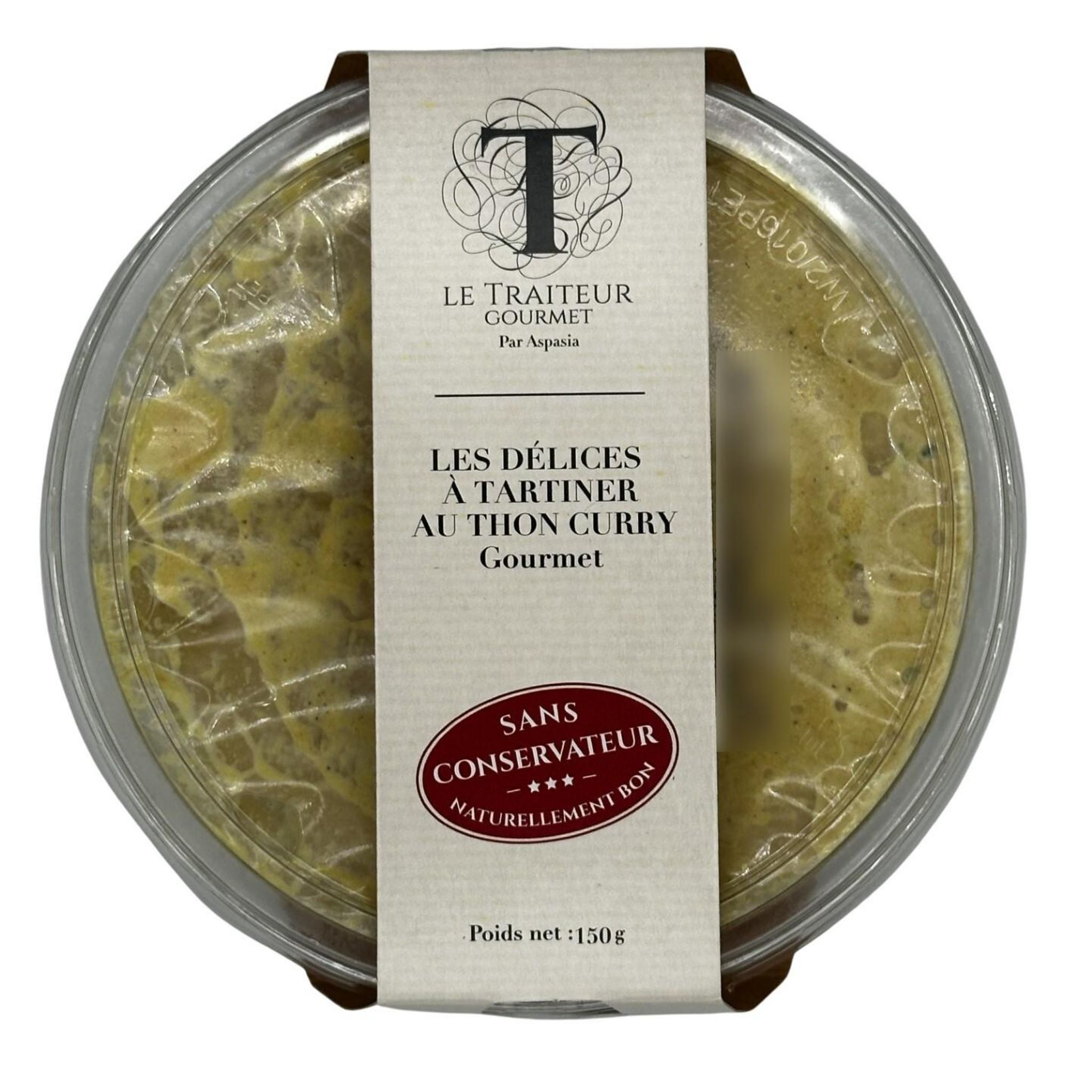 LE TRAITEUR GOURMET Les délices à tartiner au thon curry 150g
