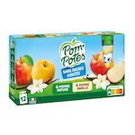 POM'POTES Gourdes pomme vanille sans sucres ajoutés 12x90g