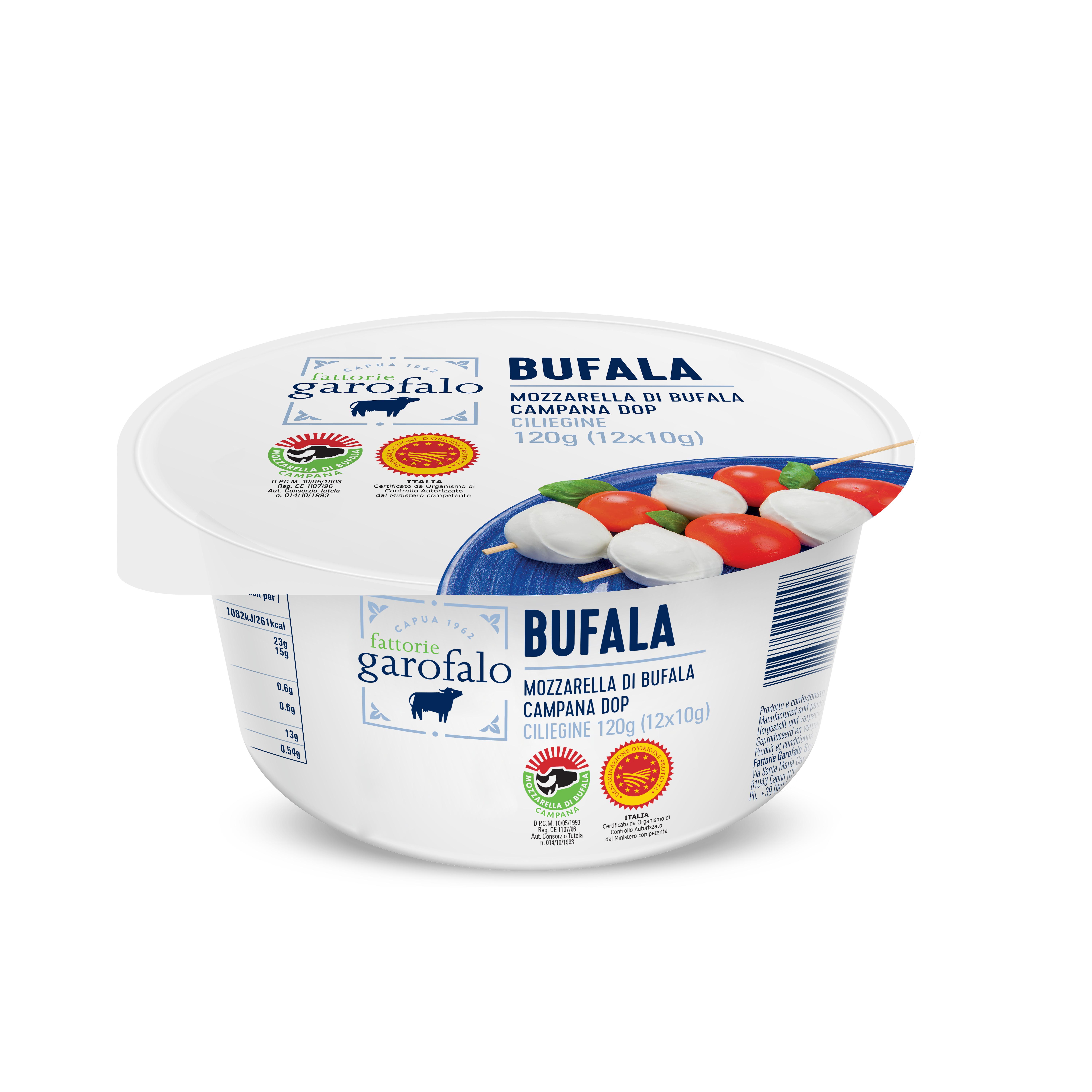 FATTORIE GAROFALO Mozzarella di Bufala Campana AOP en billes 120g