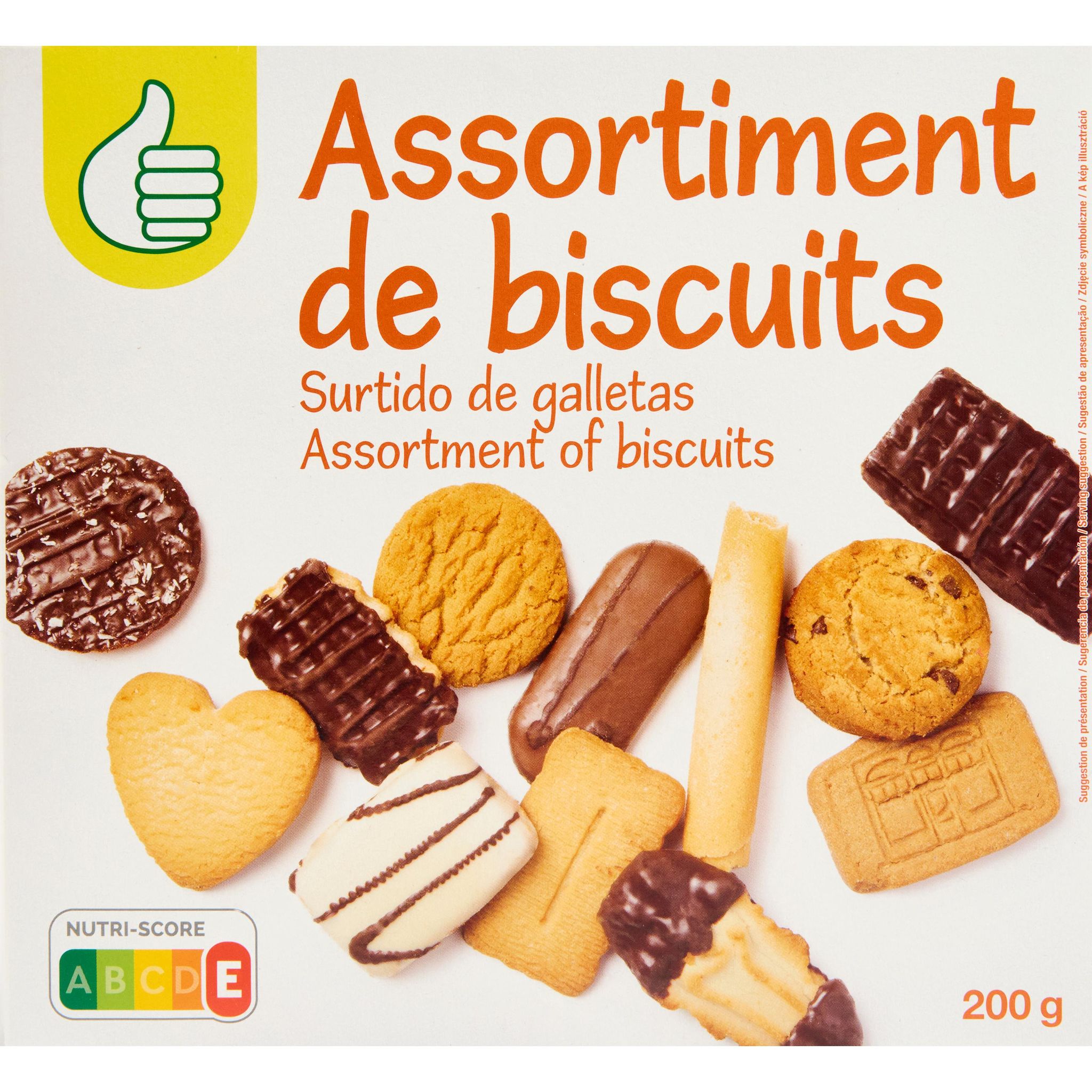 POUCE Assortiment de biscuits au chocolat 200g