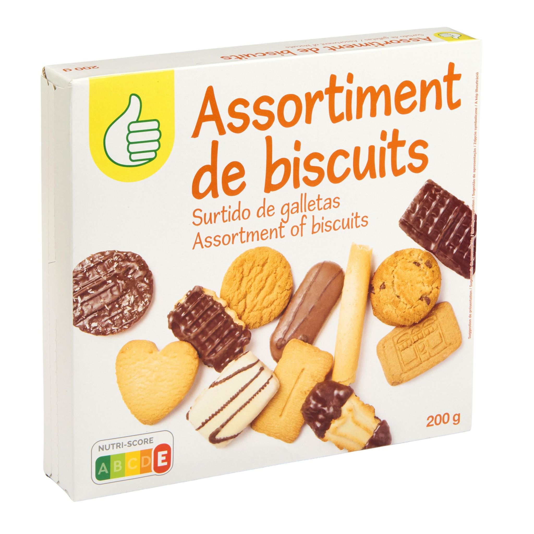 Voir la diapositive 4 : POUCE Assortiment de biscuits au chocolat 200g