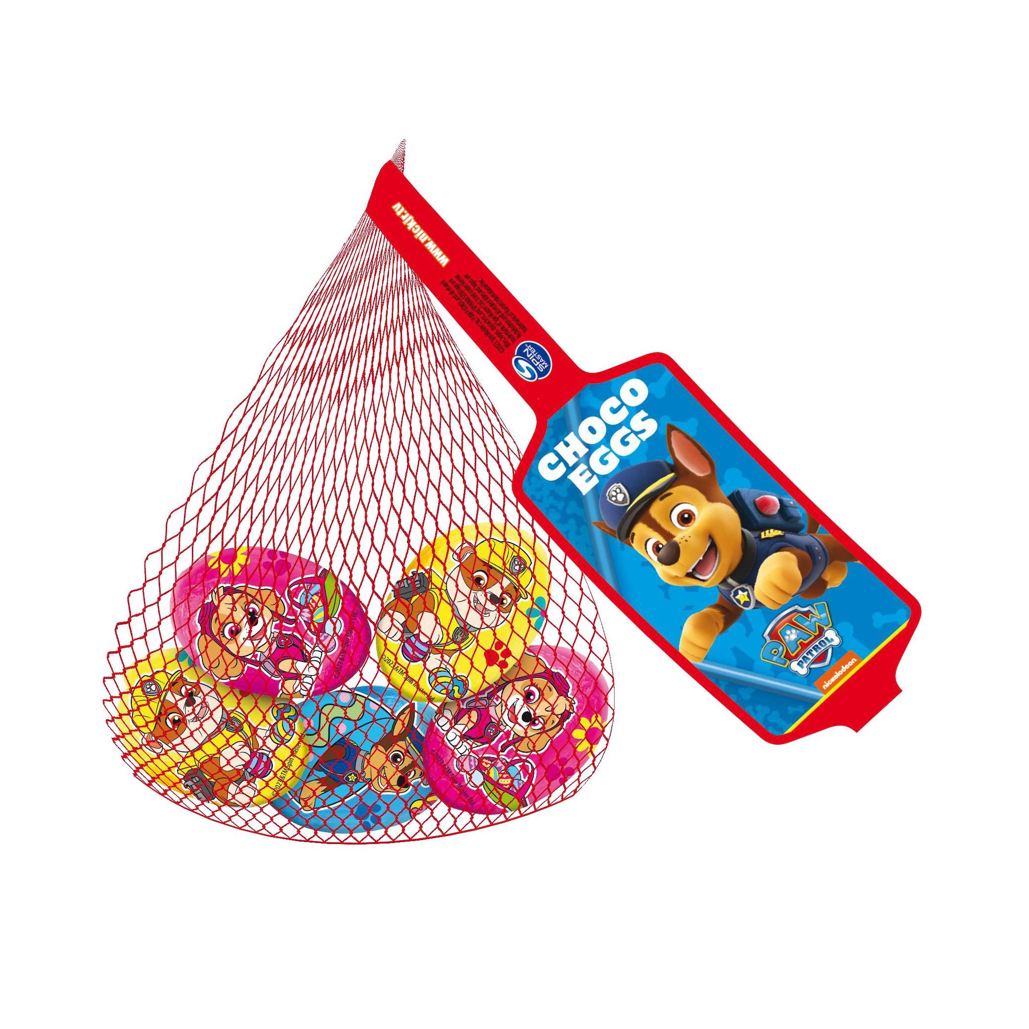 Pièces en chocolat au lait pat patrouille 120g