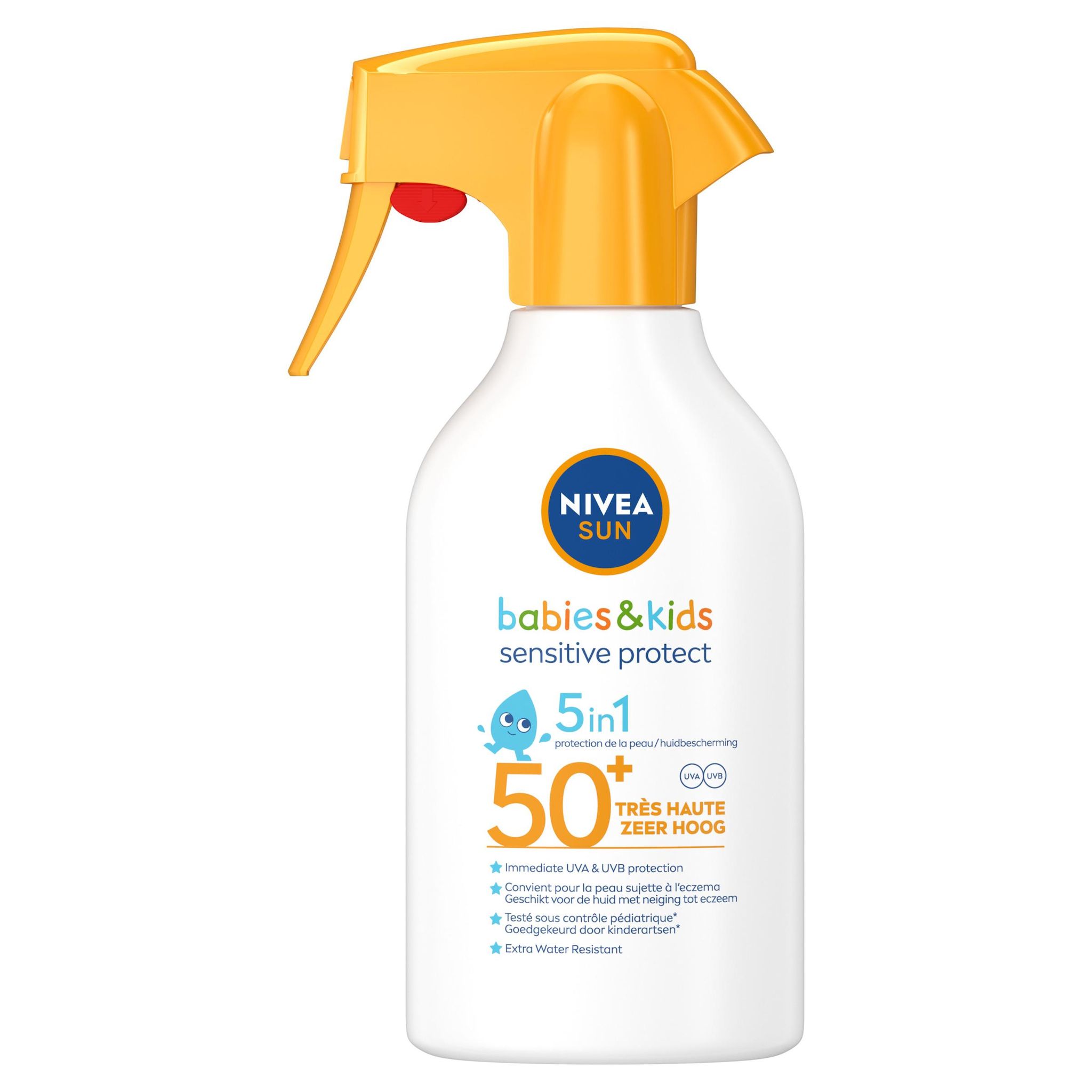 NIVEA SUN Babies Kids Sensitive Protect Spray 5in1 FPS 50+ 250ml