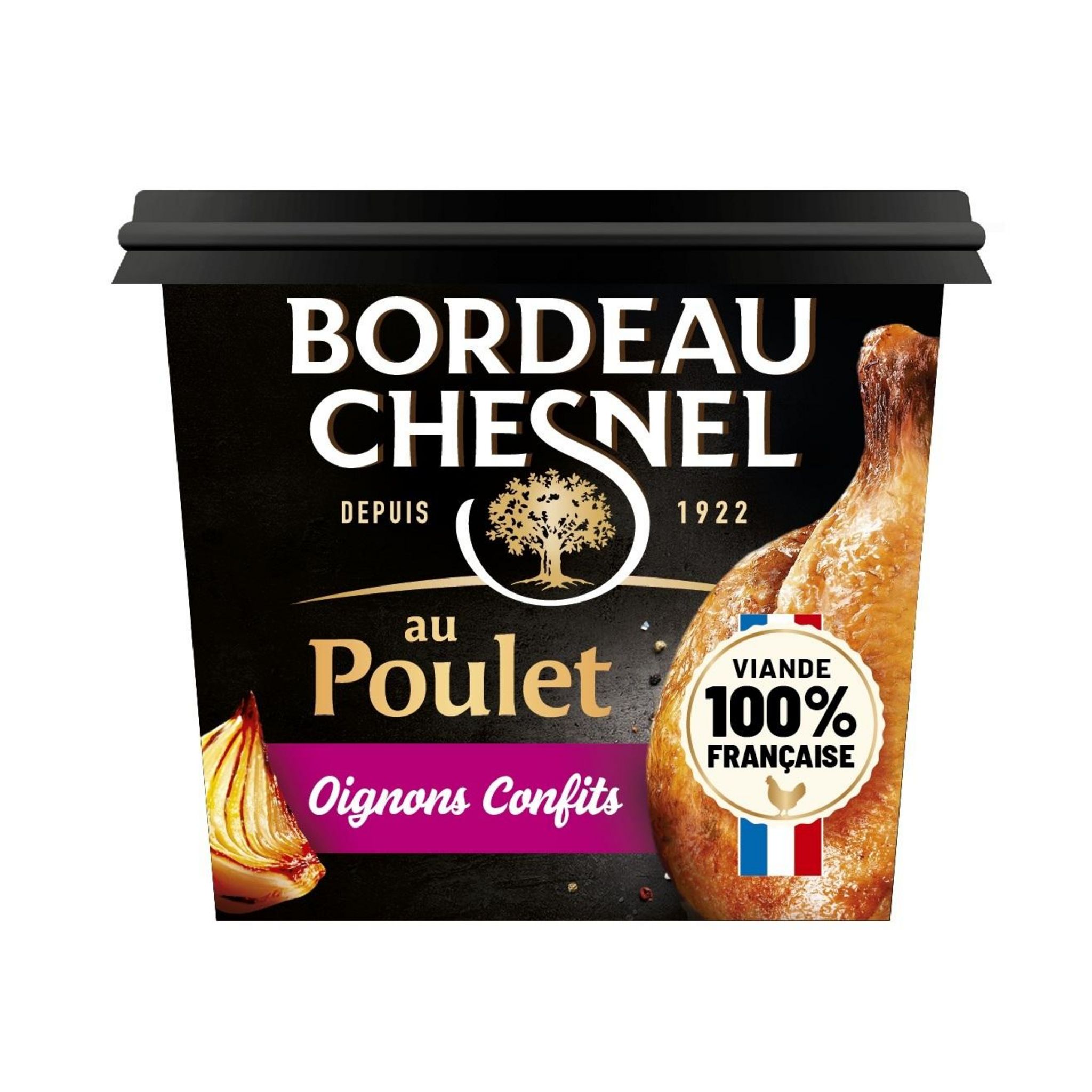 BORDEAU CHESNEL Spécialité charcutière poulet rôti en cocotte oignons confits 200g
