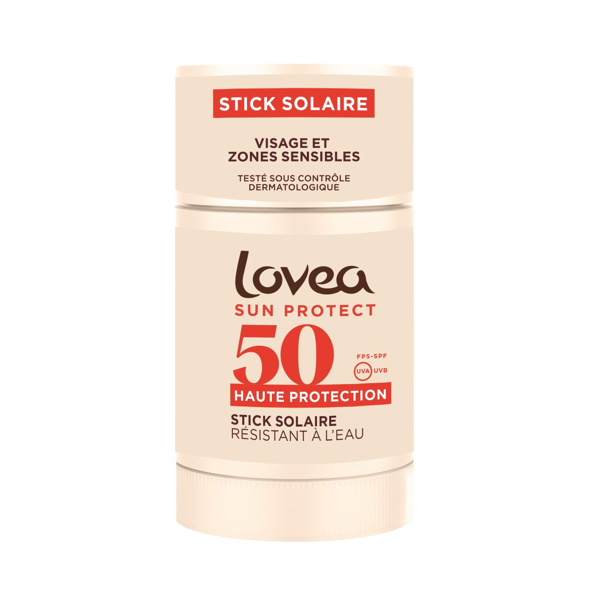 LOVEA Sun Protect FPS50 stick solaire visage et zones sensibles 40g