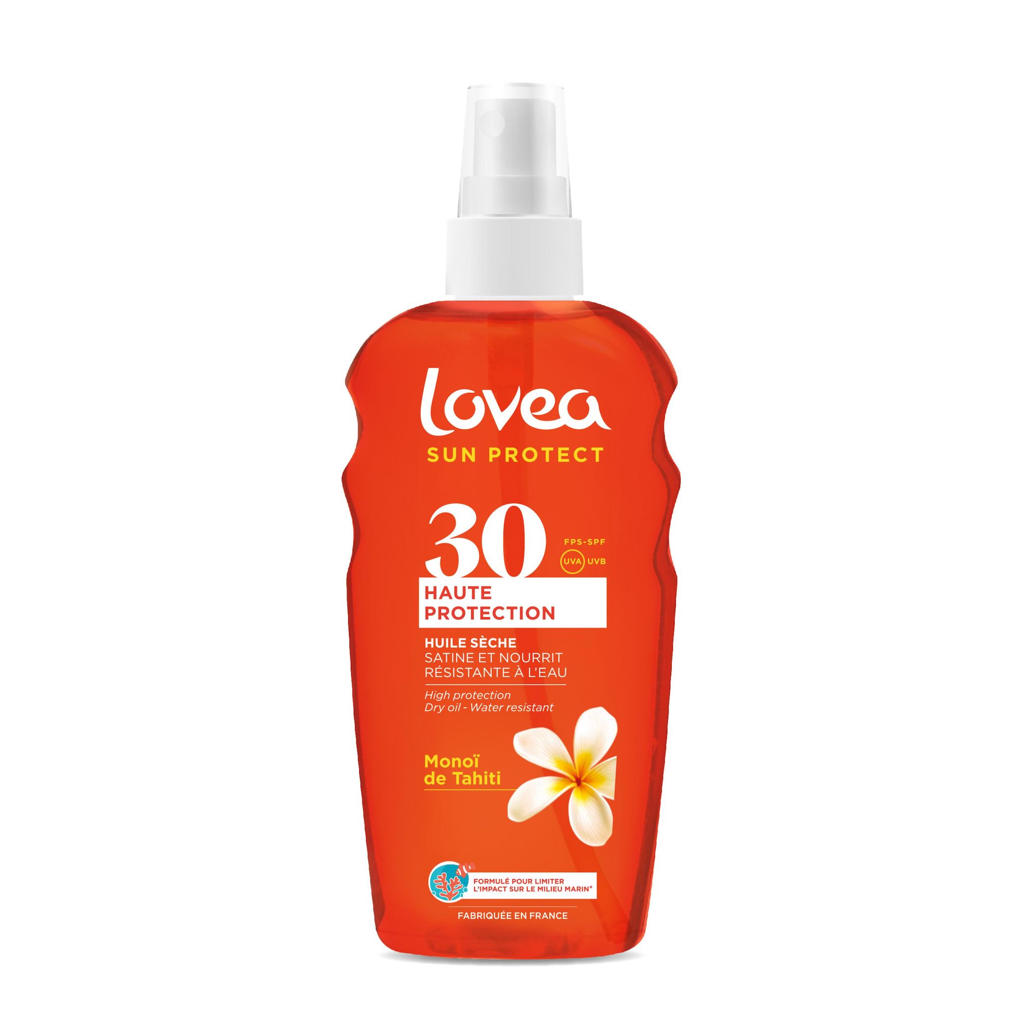 LOVEA Sun Protect Huile sèche FPS30 monoï de Tahiti 150ml