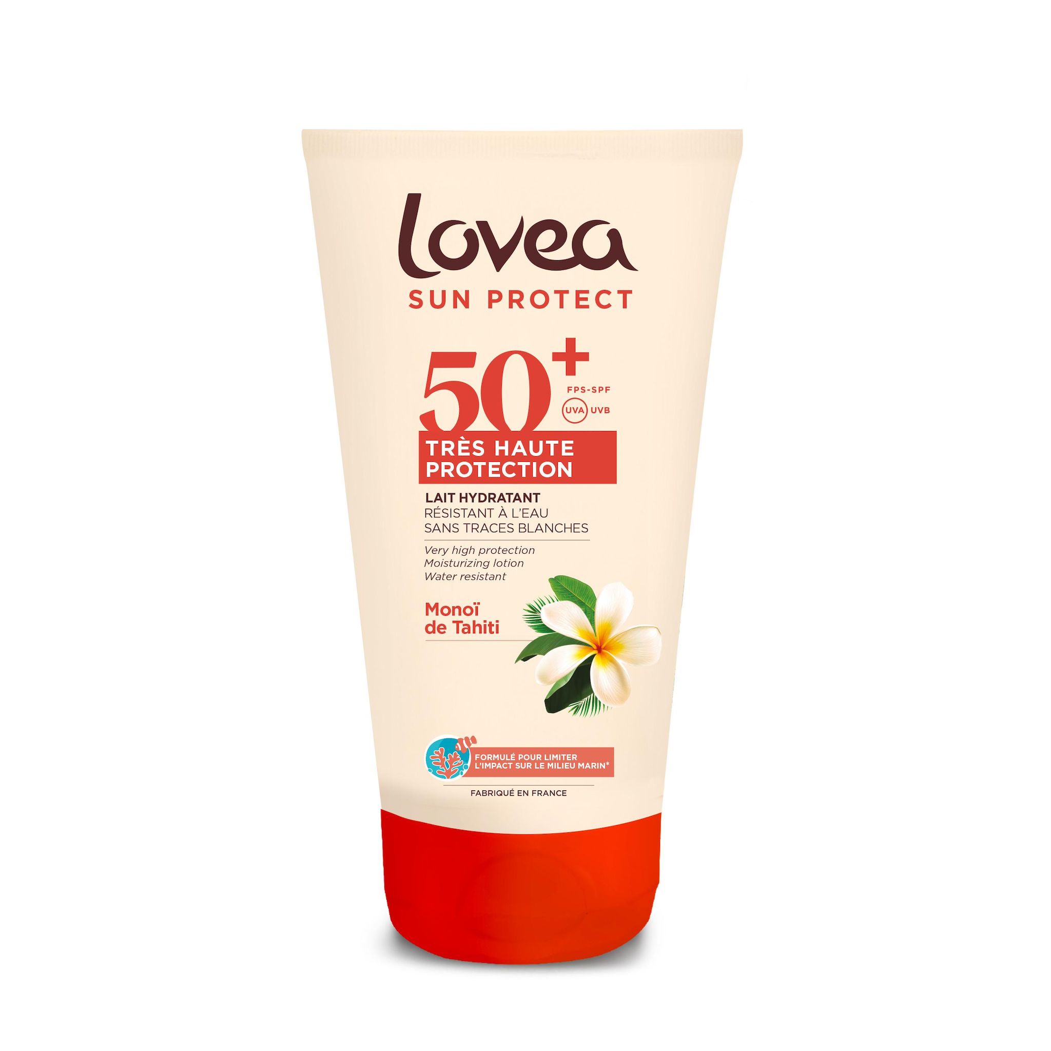 LOVEA Sun Protect Lait hydratant FPS50+ monoï de Tahiti 150ml