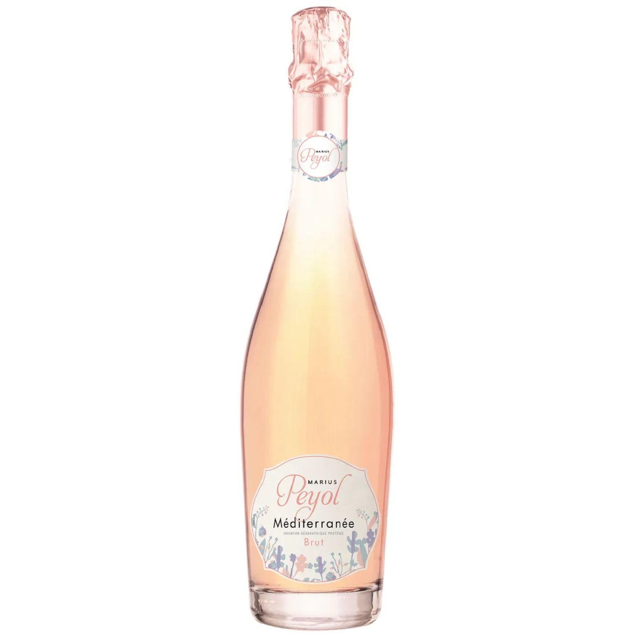 IGP Méditerranée vin mousseux Marius Peyol brut rosé 75cl
