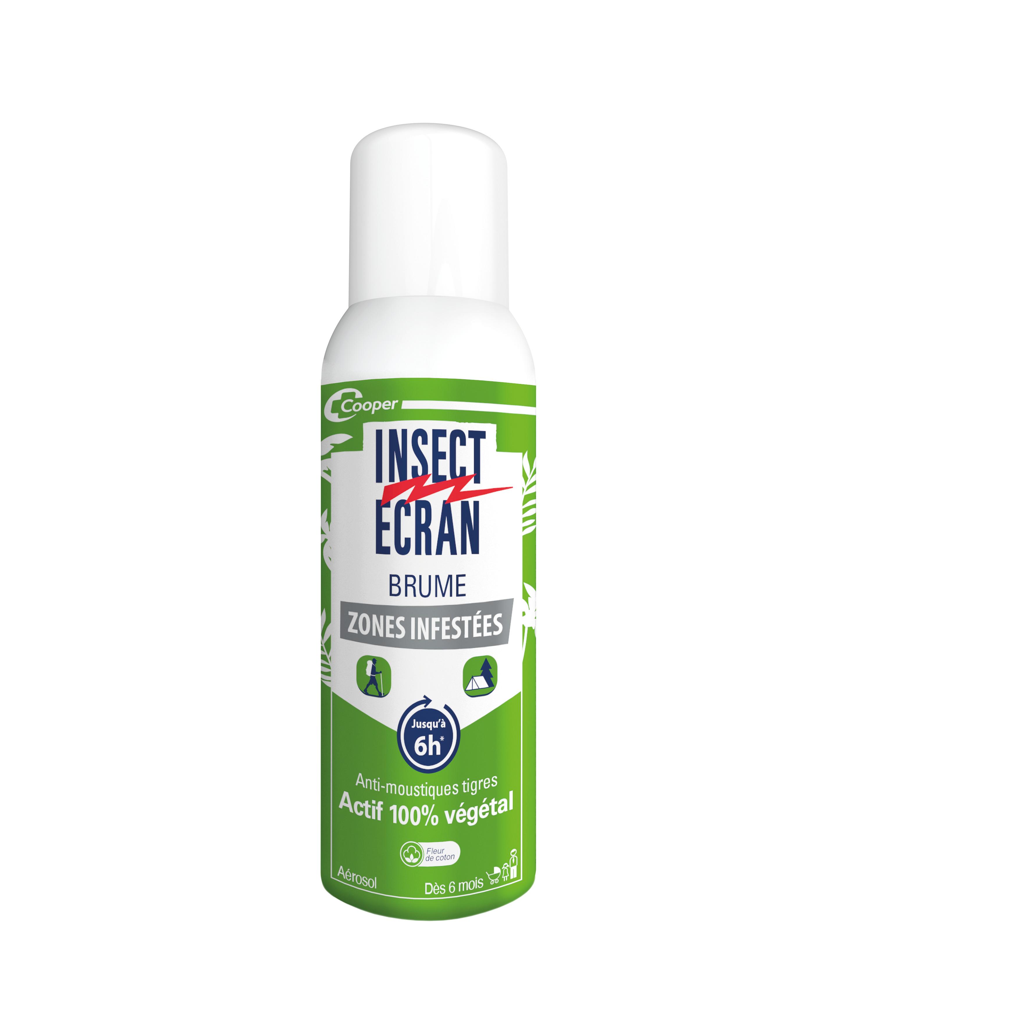 INSECT ECRAN Brume anti moustiques tigres zones infestées 100ml