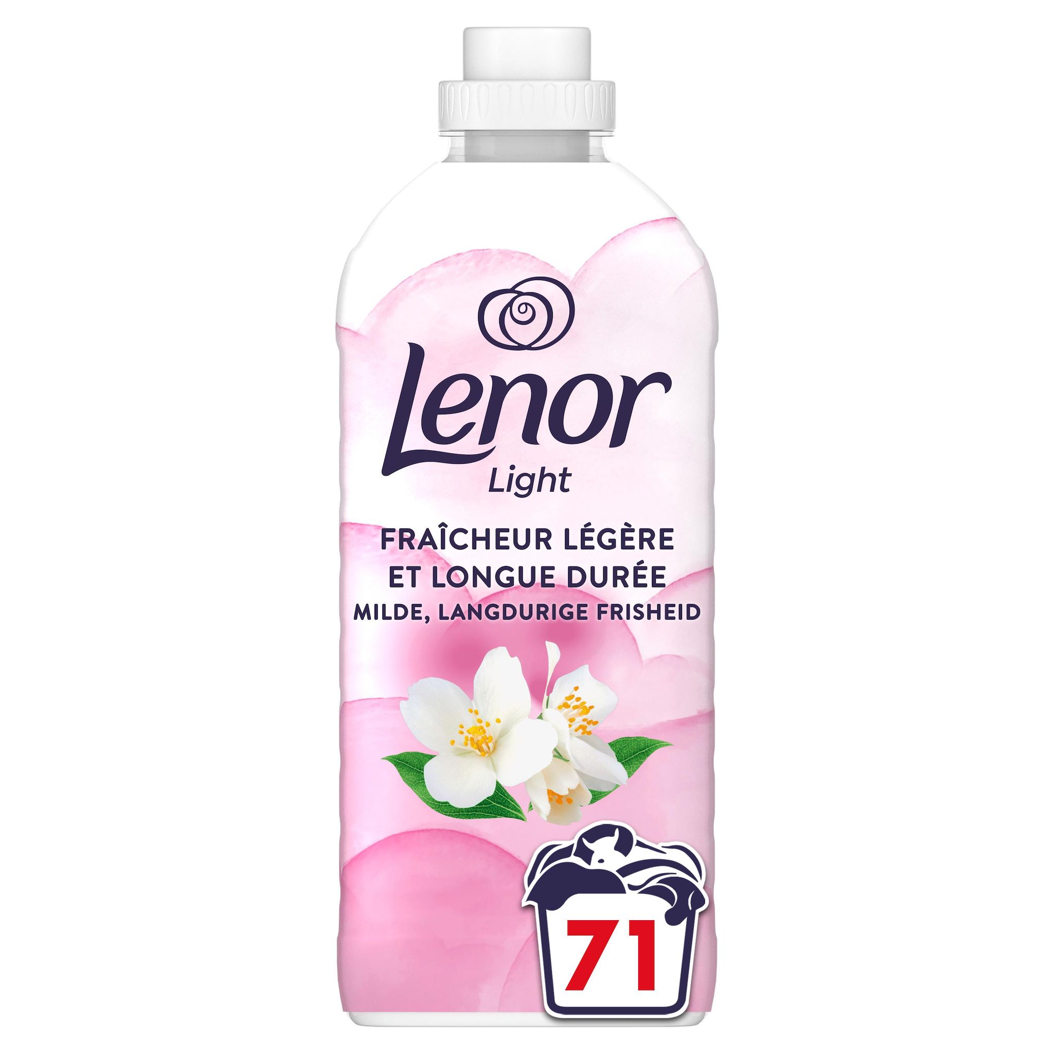 LENOR Adoucissant liquide light 0% fleur de jasmin 1,491l