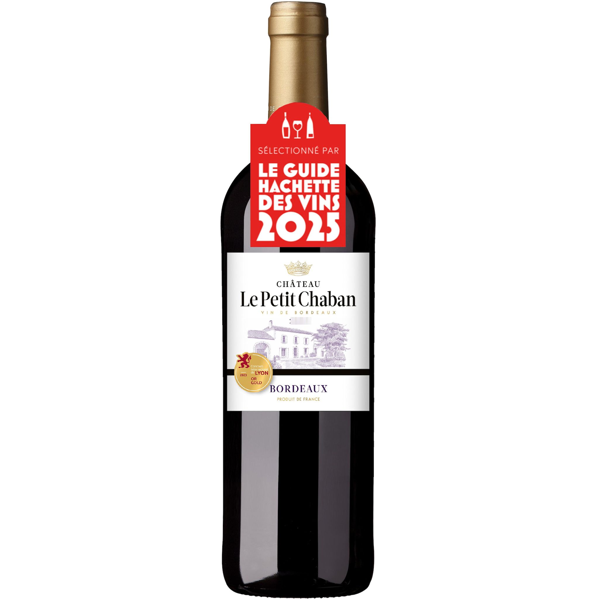 Voir la diapositive 2 : Château Le Petit Chaban Bordeaux Rouge 75cl