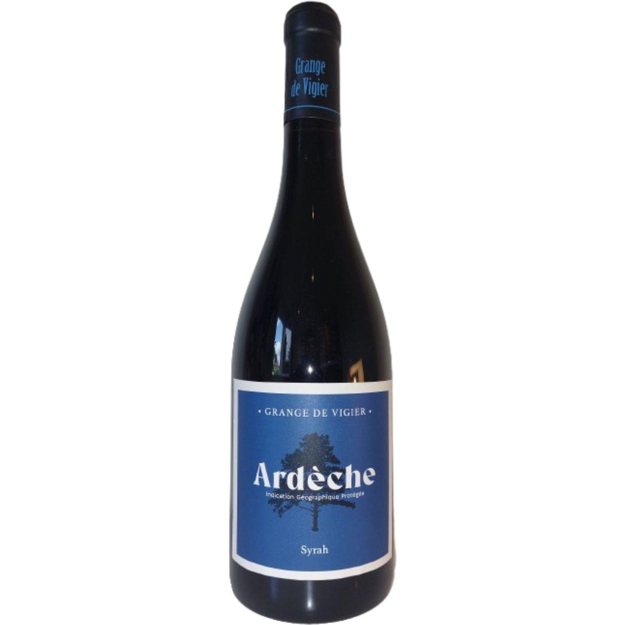 IGP ARDECHE GRANGE DE VIGIER syrah rouge bio 75cl