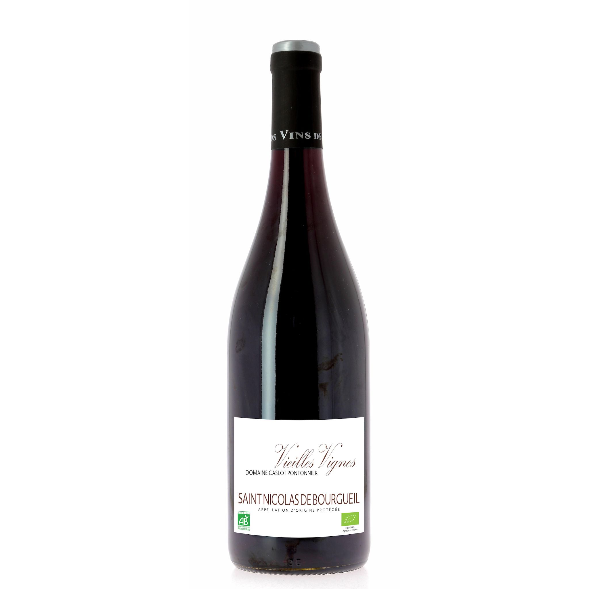 Voir la diapositive 2 : AOP Saint Nicolas de Bourgueil Vieilles Vignes bio rouge 75cl