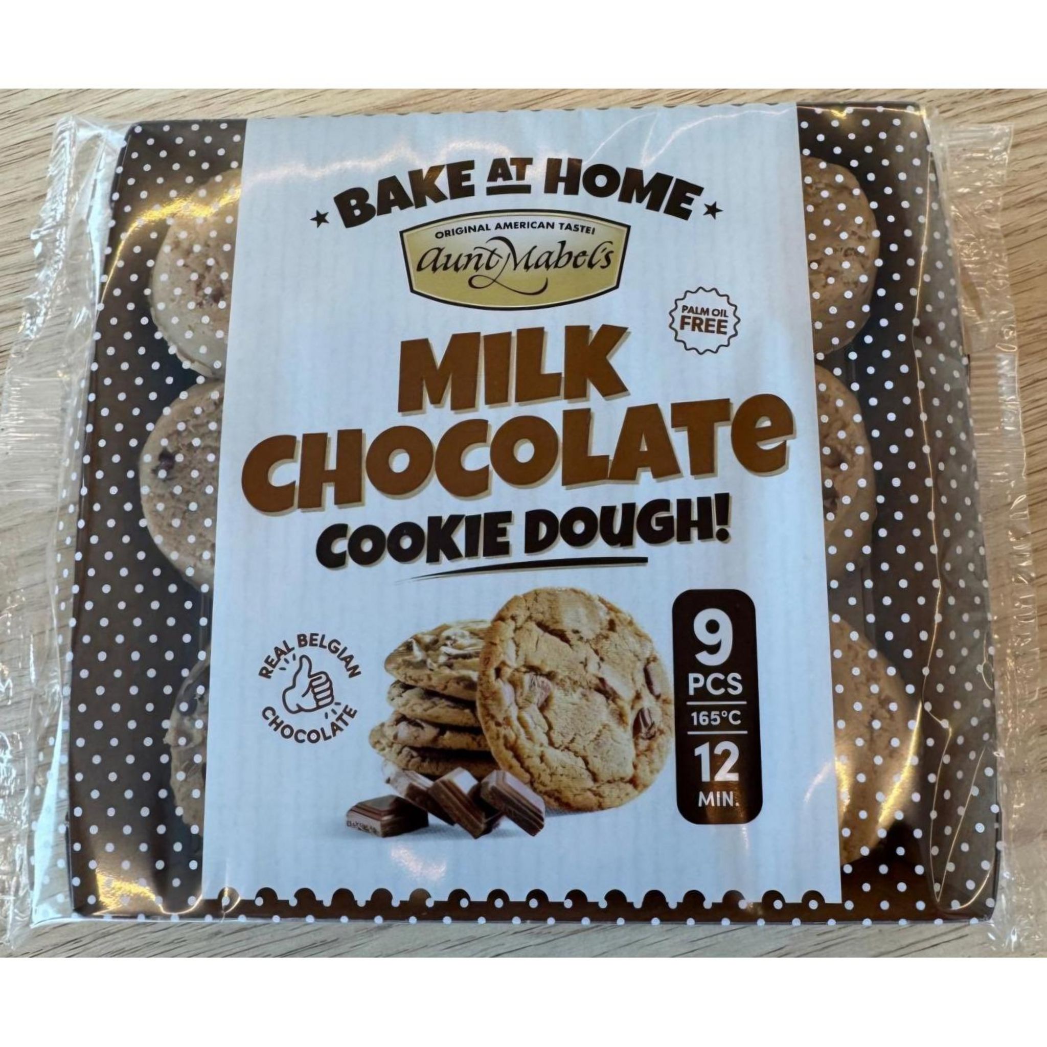 AUNT MABELS Cookies crus au chocolat au lait 405g
