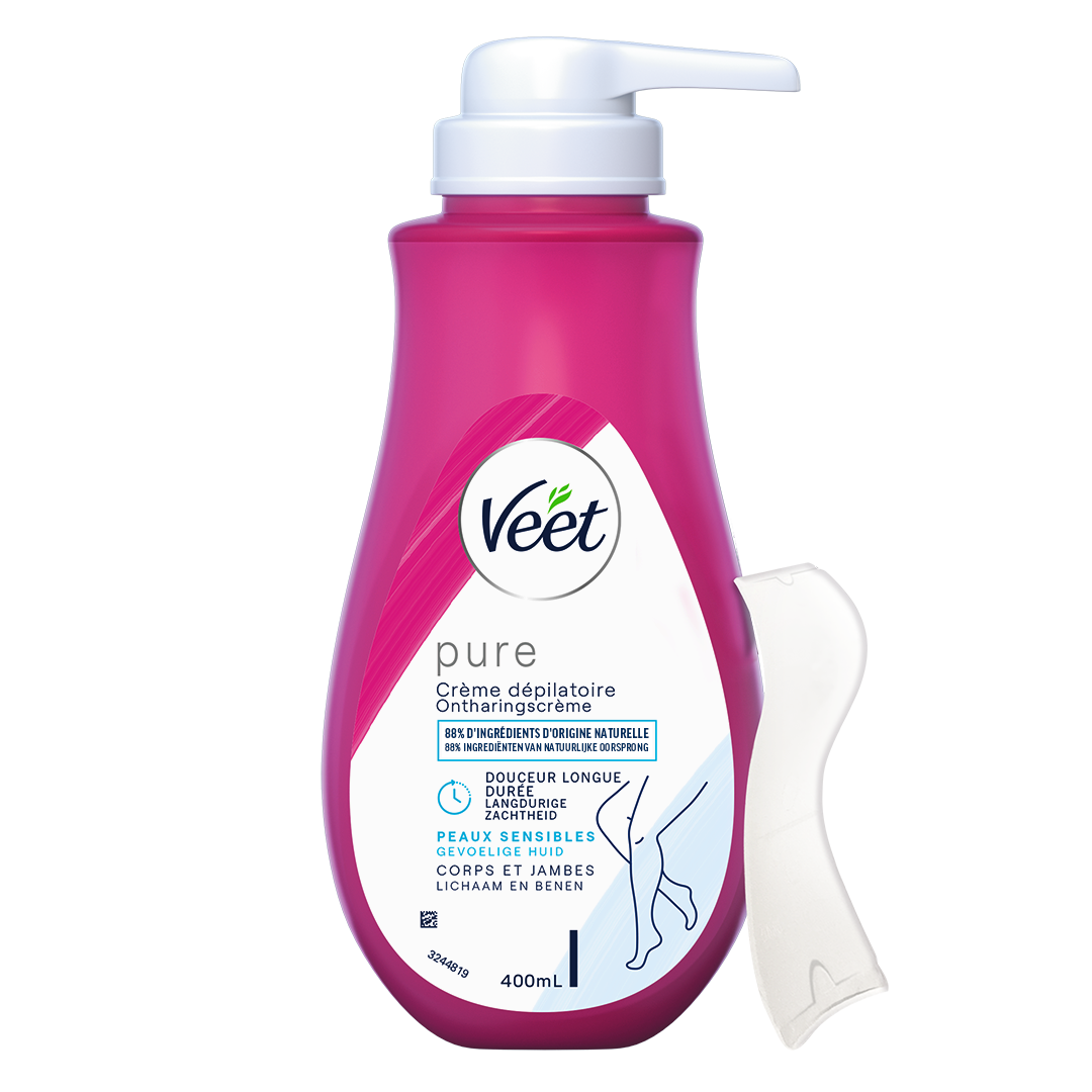 VEET Pure Crème dépilatoire corps et jambes peaux sensibles 400ml
