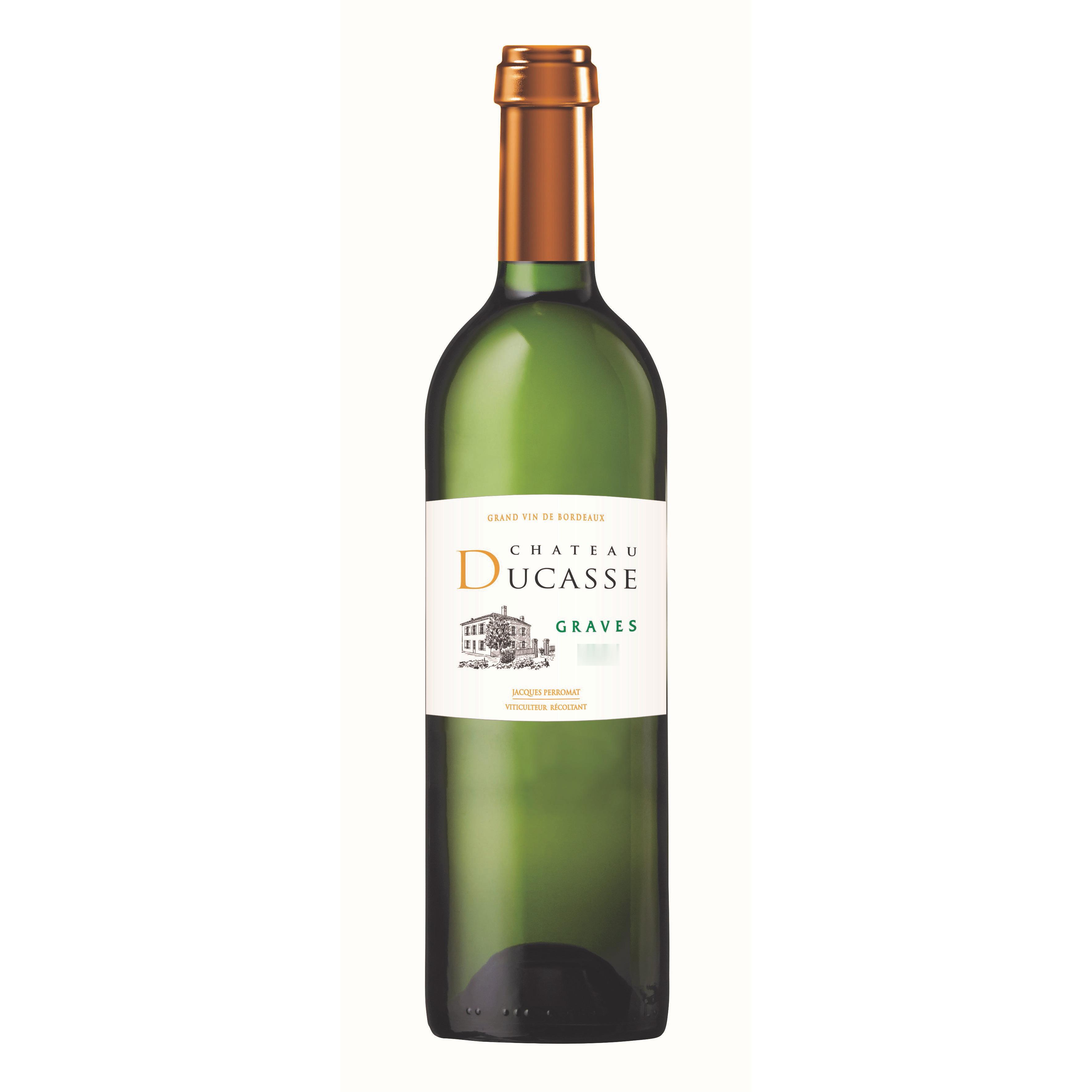 Voir la diapositive 2 : AOP Graves blanc château ducasse bio 75cl