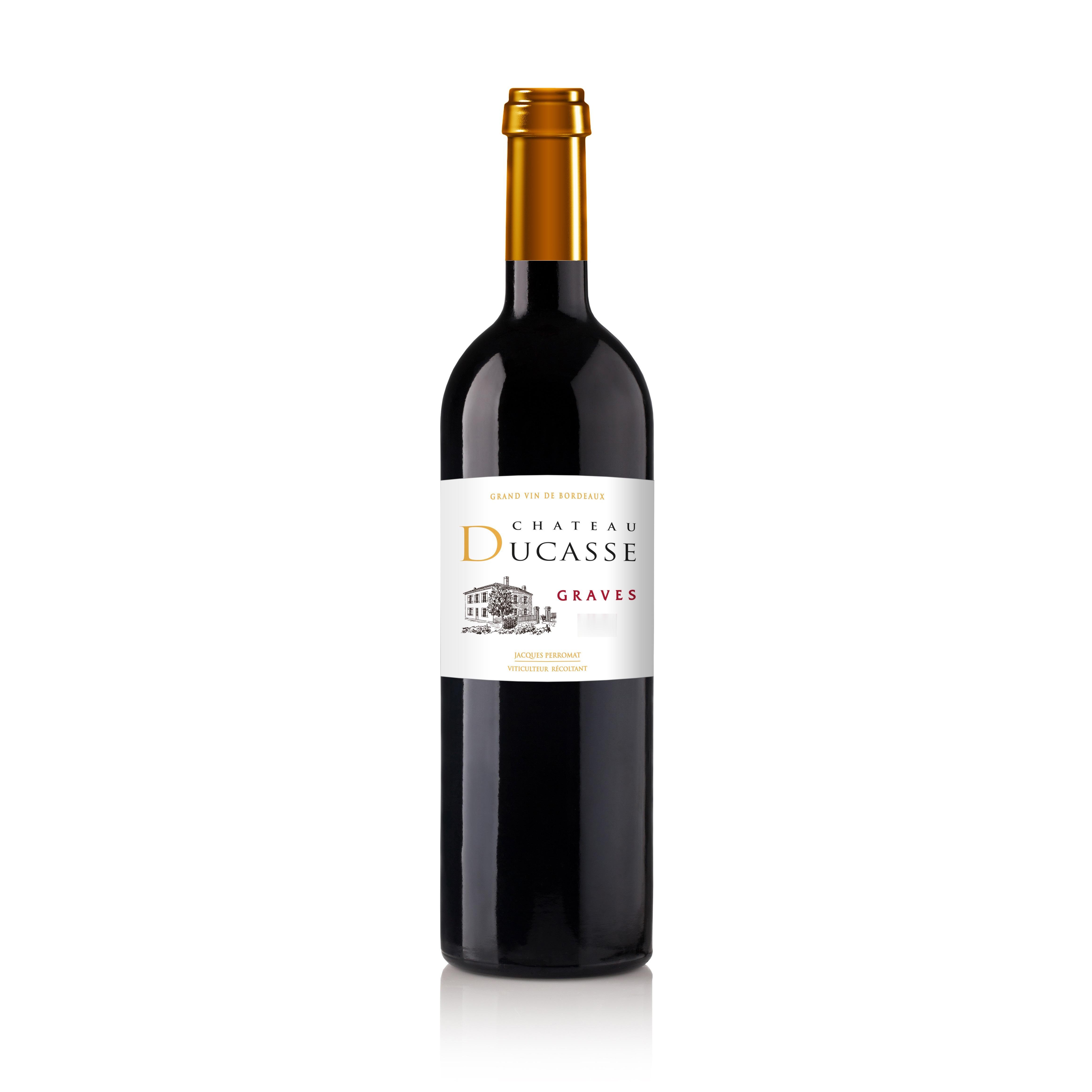 Voir la diapositive 2 : AOP Graves rouge chateau ducasse HVE 75cl