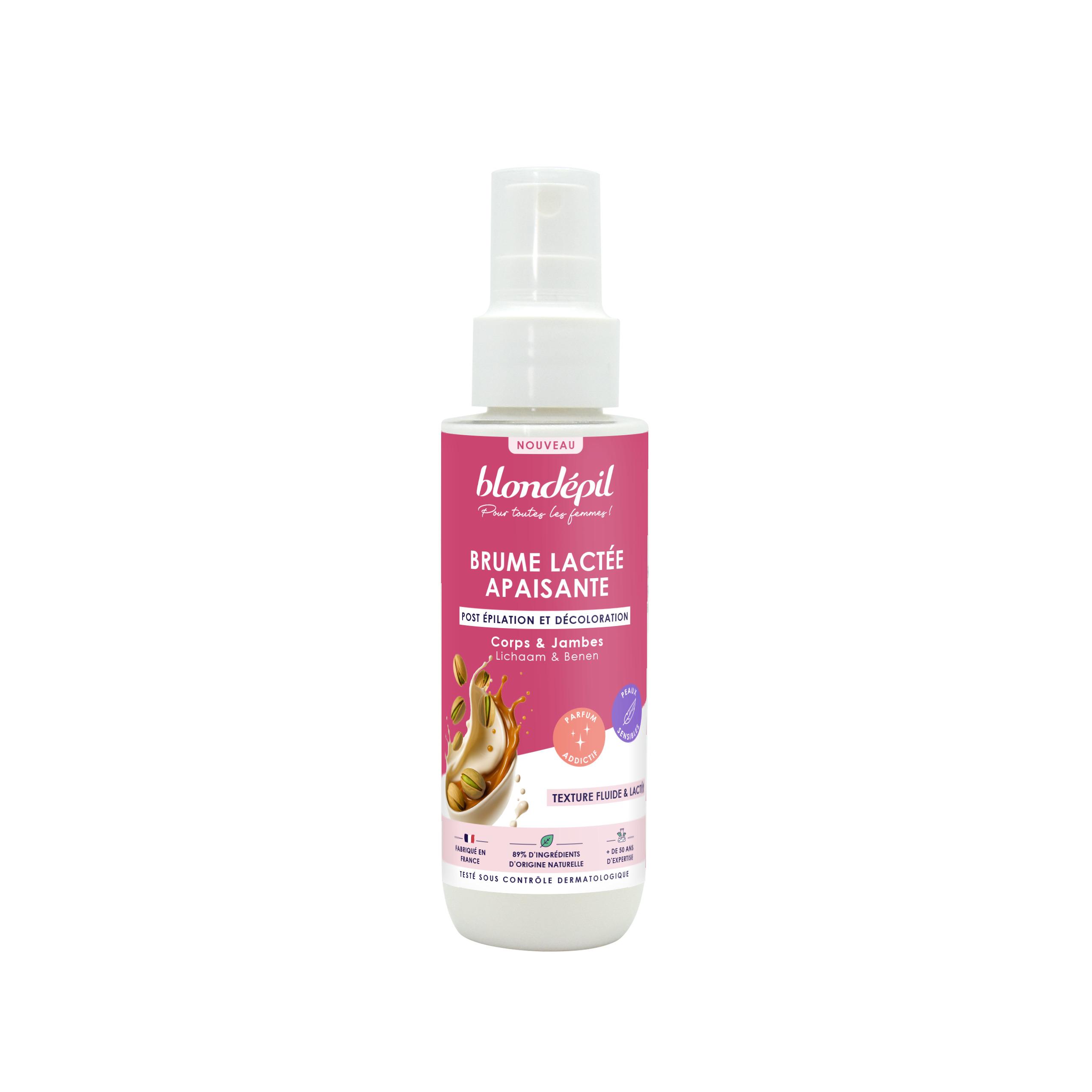 BLONDEPIL Brume lactée apaisante post épilation et décoloration 100ml