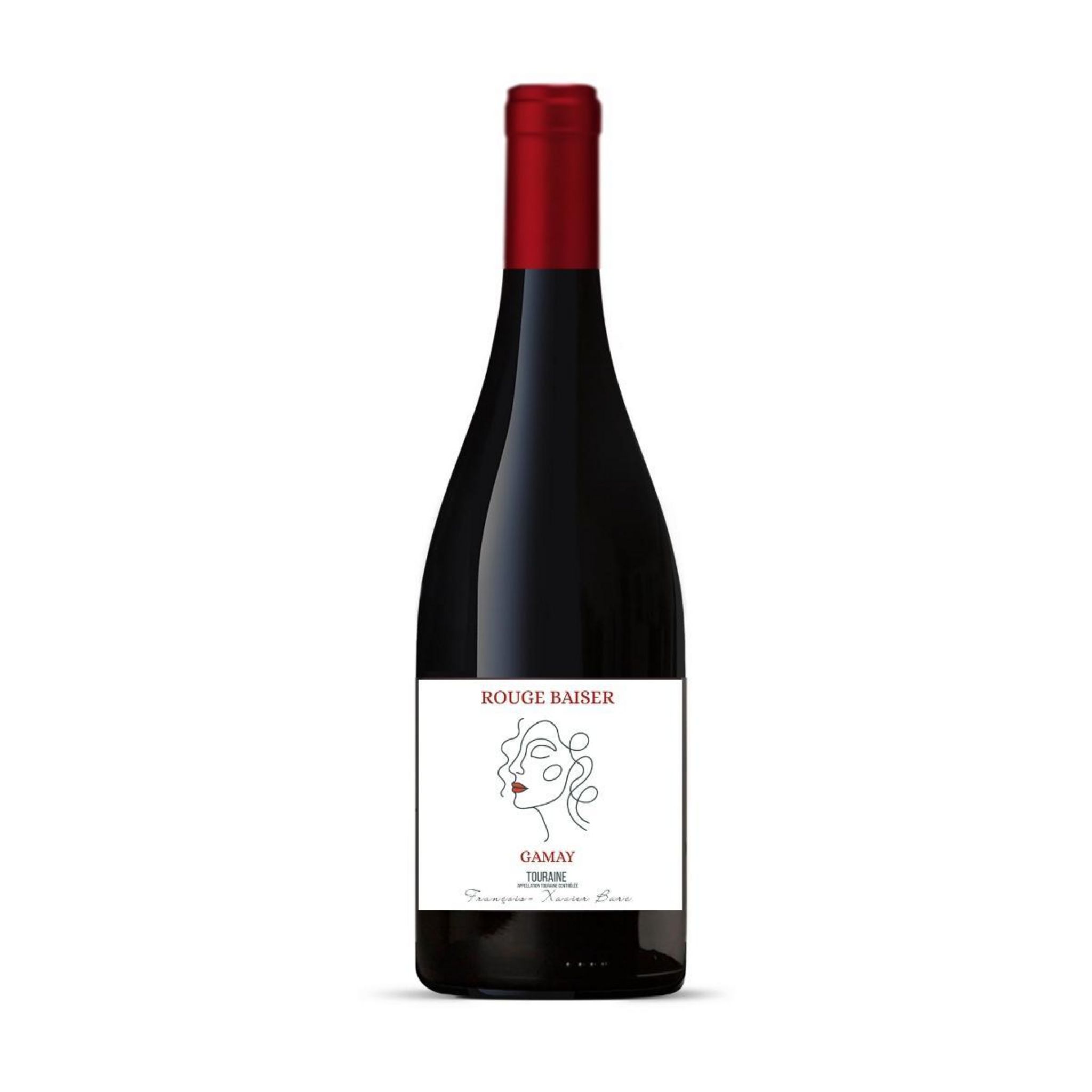 AOP Touraine Gamay rouge baiser 75cl