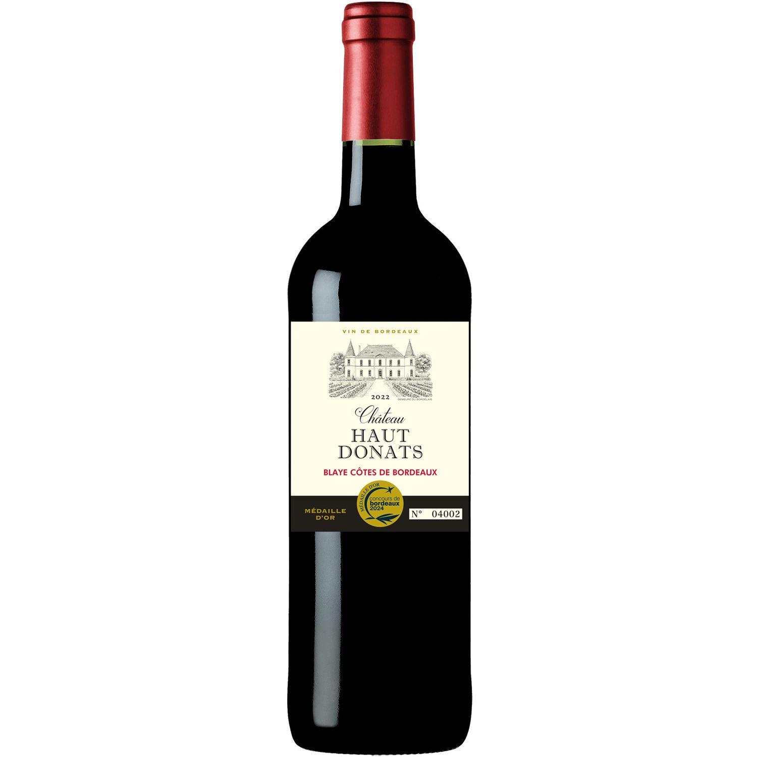 AOC Blaye Côtes de Bordeaux rouge Château Haut Donats 75cl