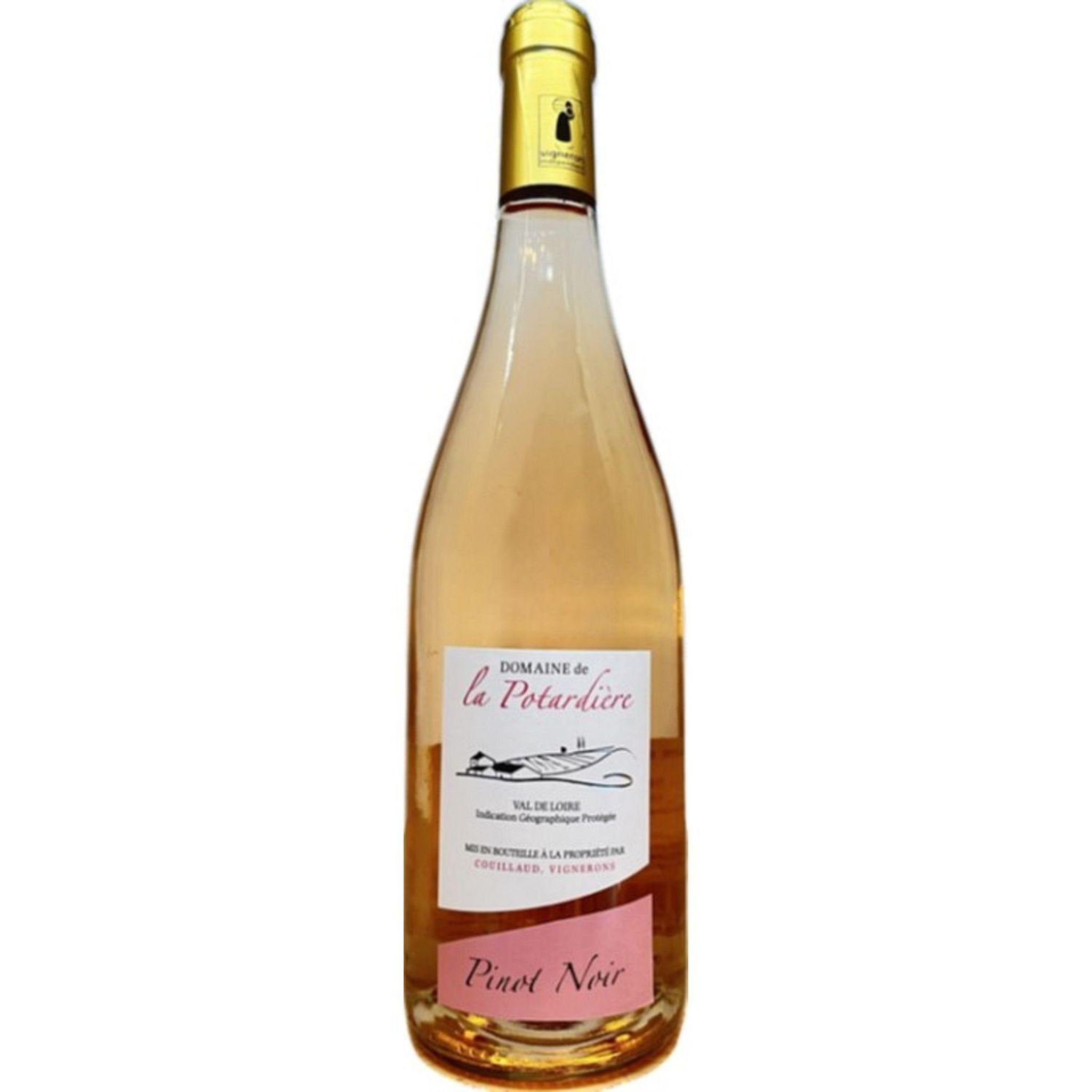 IGP Val de Loire Domaine de la Potardiere Pinot Noir Rosé HVE 75cl