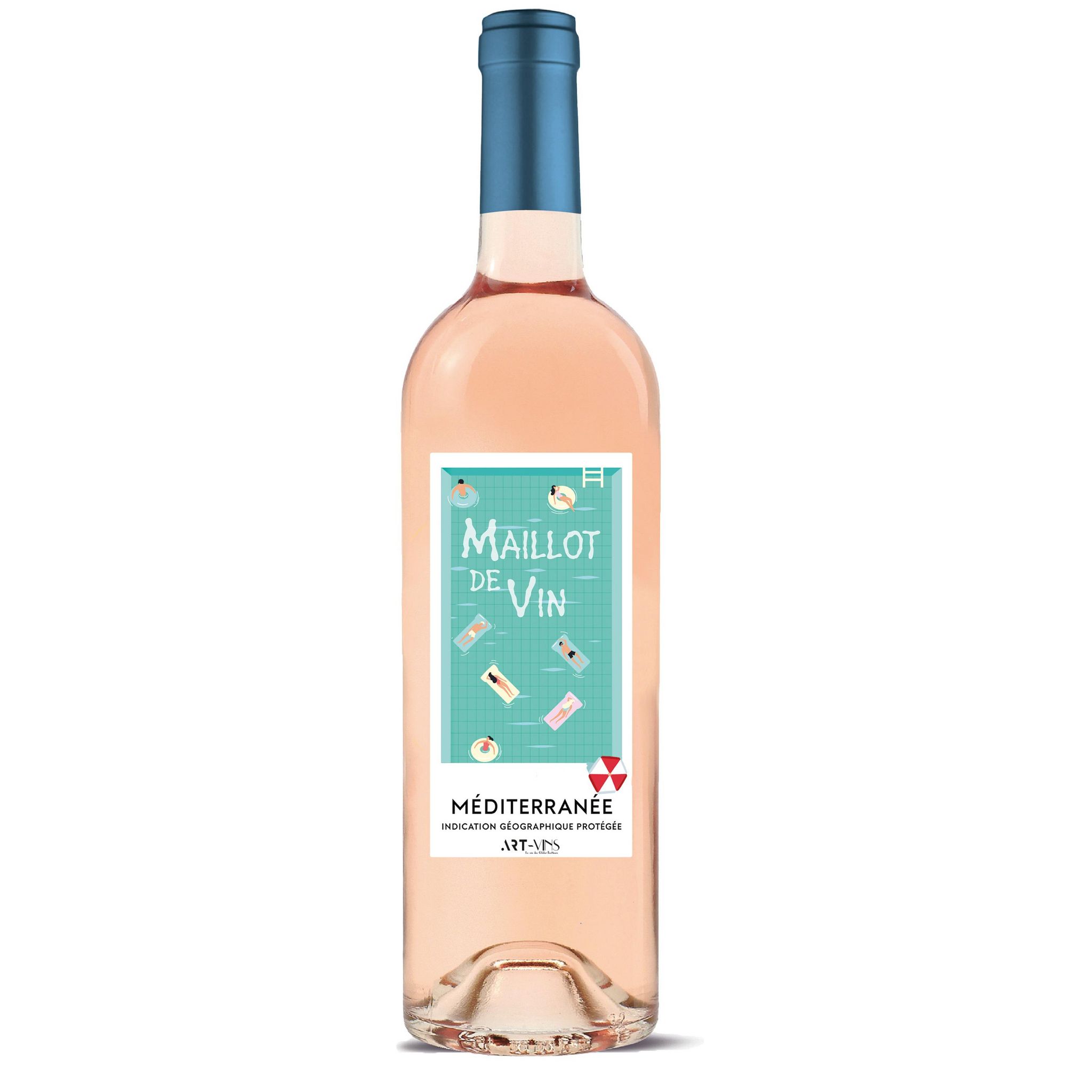 IGP Méditerranée Maillot de vin rosé 75cl