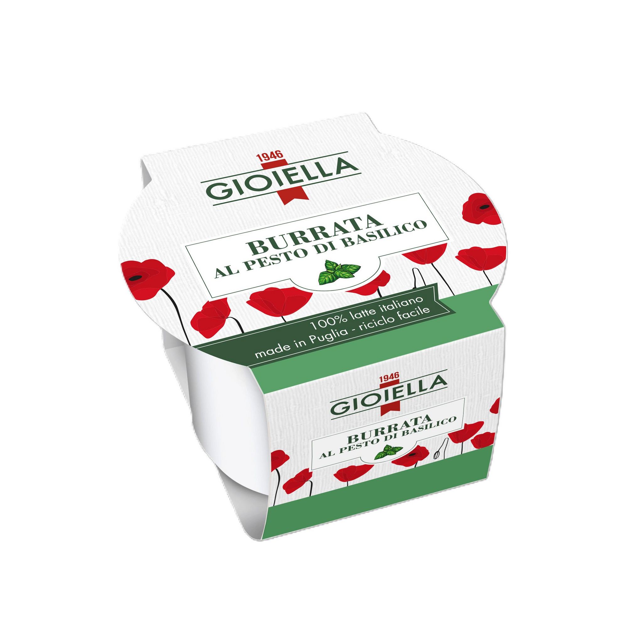GIOIELLA Burrata Al Pesto Di Basilico 100g