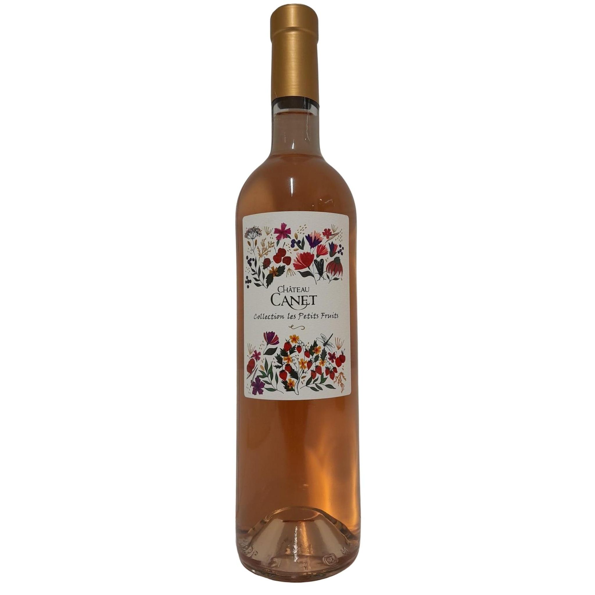 AOP Minervois Château Canet rosé collection les petits fruits 75cl