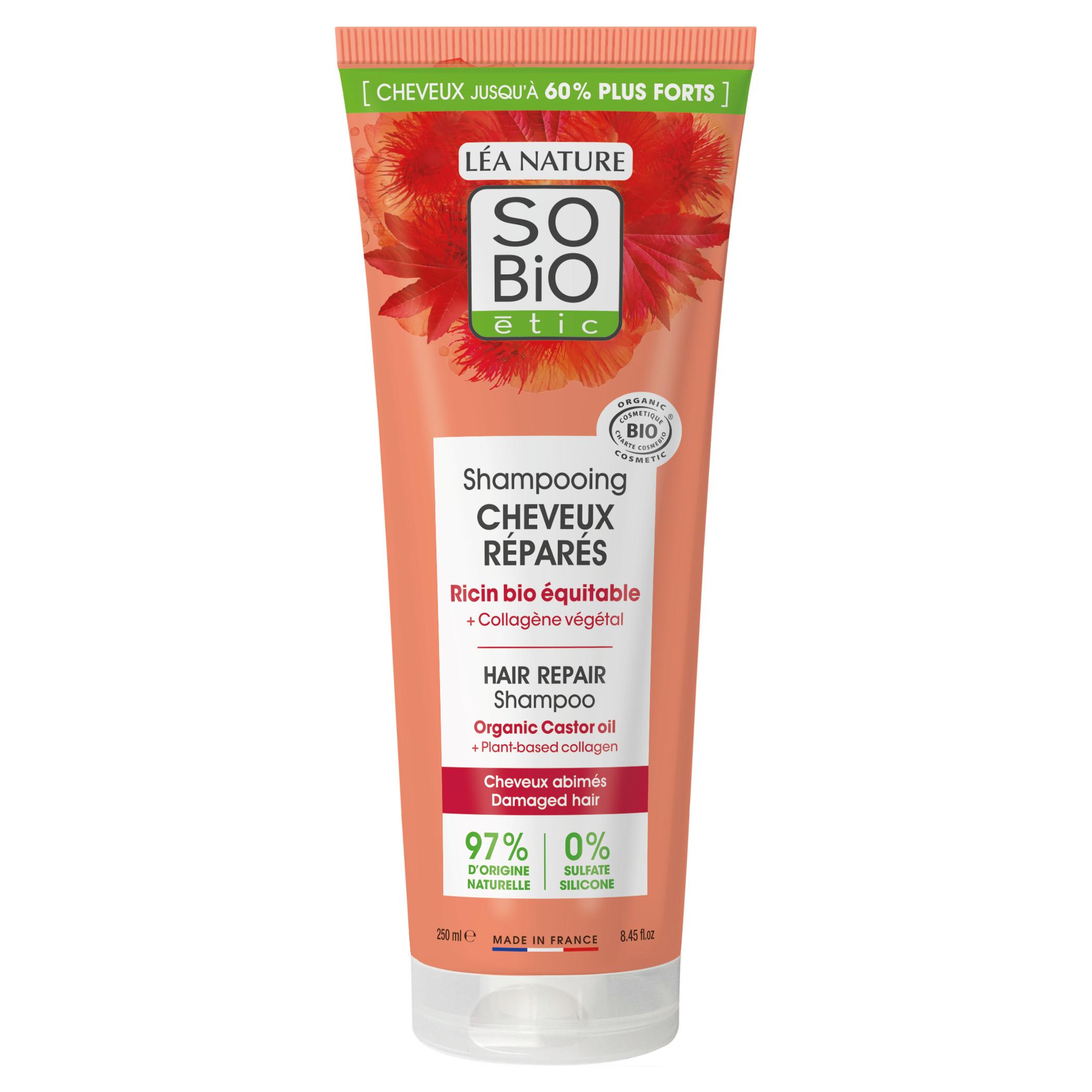 SO BIO ETIC Shampooing cheveux réparés bio 250ml