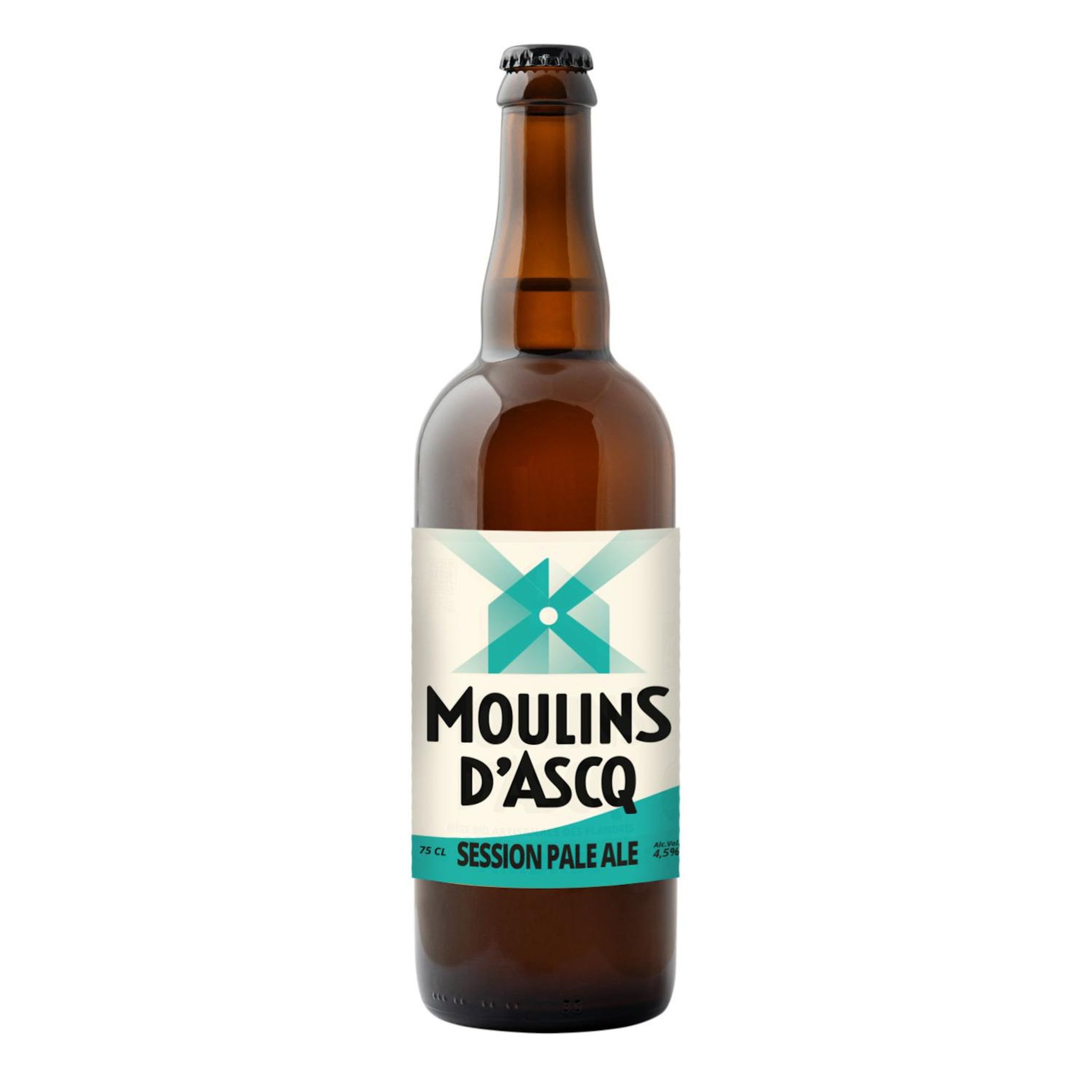 MOULINS D'ASCQ Bière session pale ale bio 4.5% 75cl