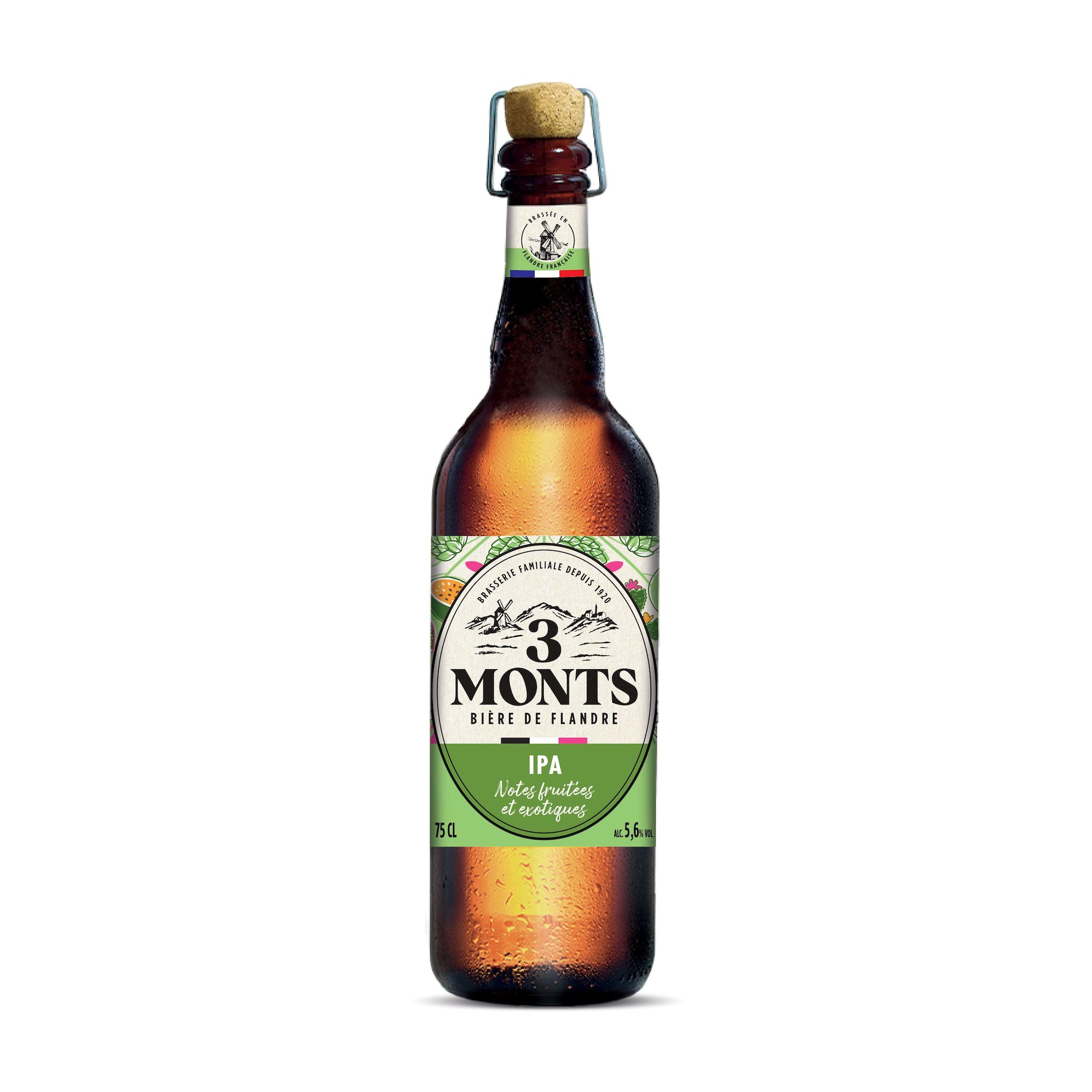 3 MONTS Bière IPA 5,6% 75cl
