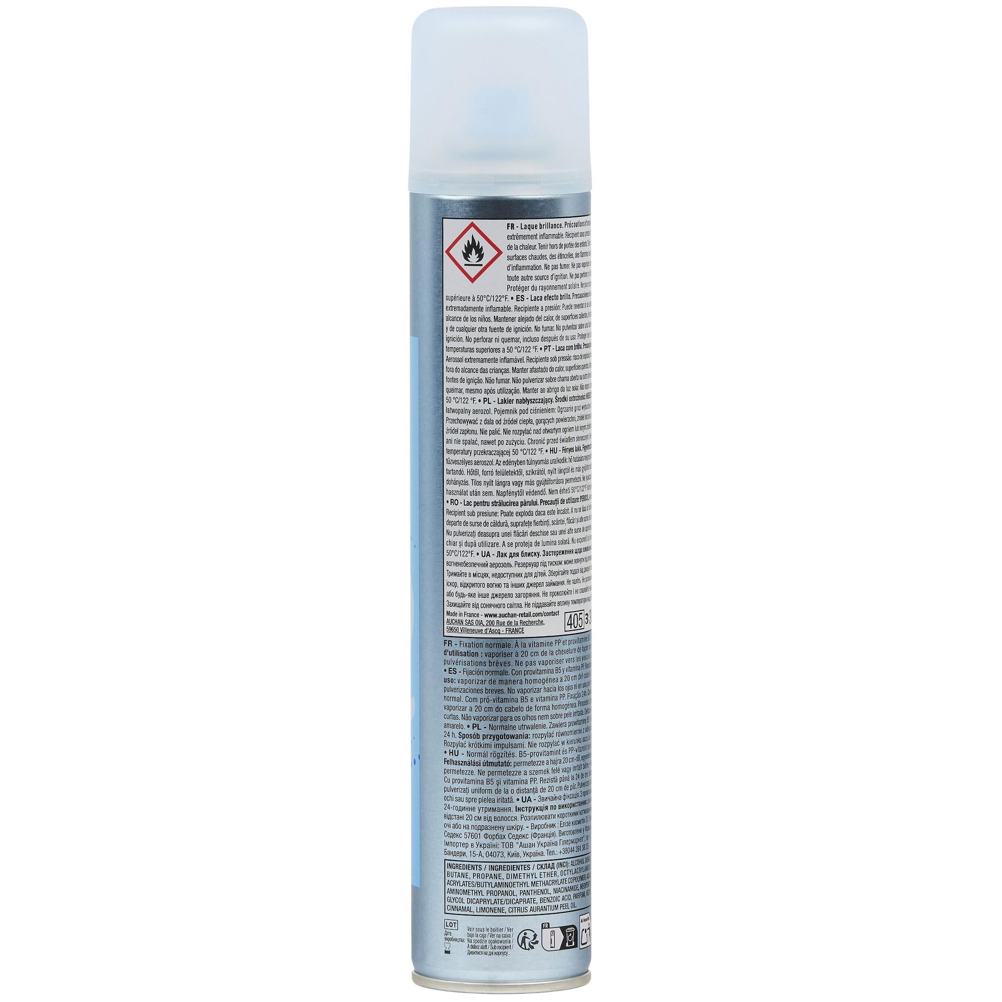 Voir la diapositive 3 : COSMIA Laque fixation normale force 2 300ml