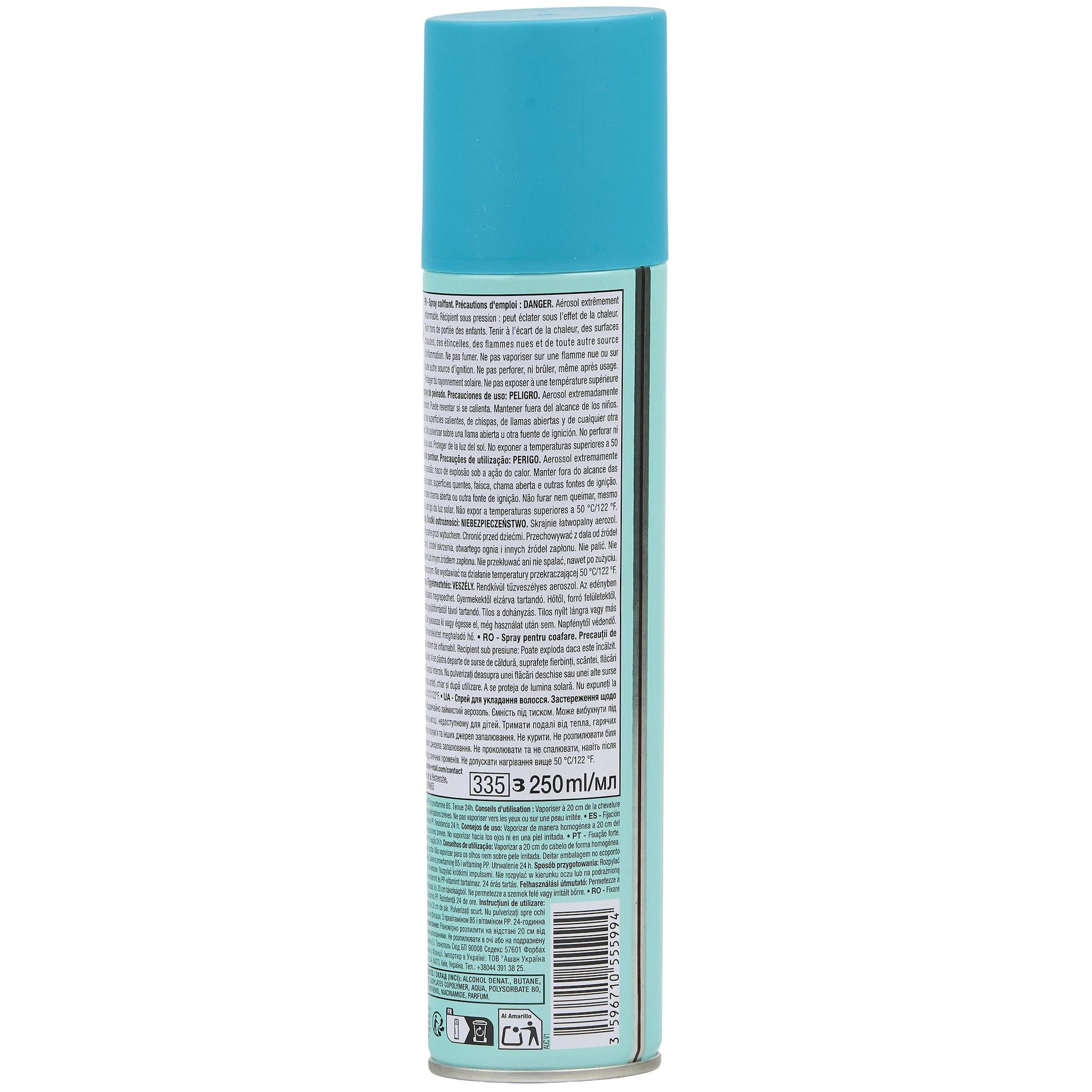 Voir la diapositive 2 : COSMIA Spray coiffant strong fixation forte force 3 250ml
