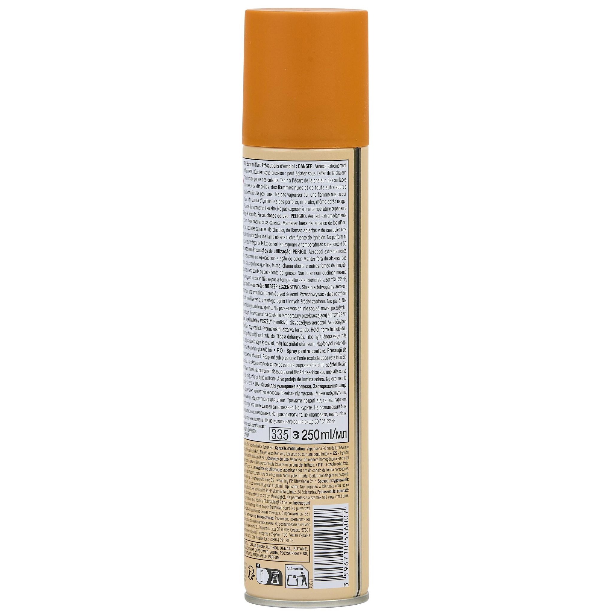 Voir la diapositive 3 : COSMIA Spray coiffant extra strong fixation extra forte force 4 250ml