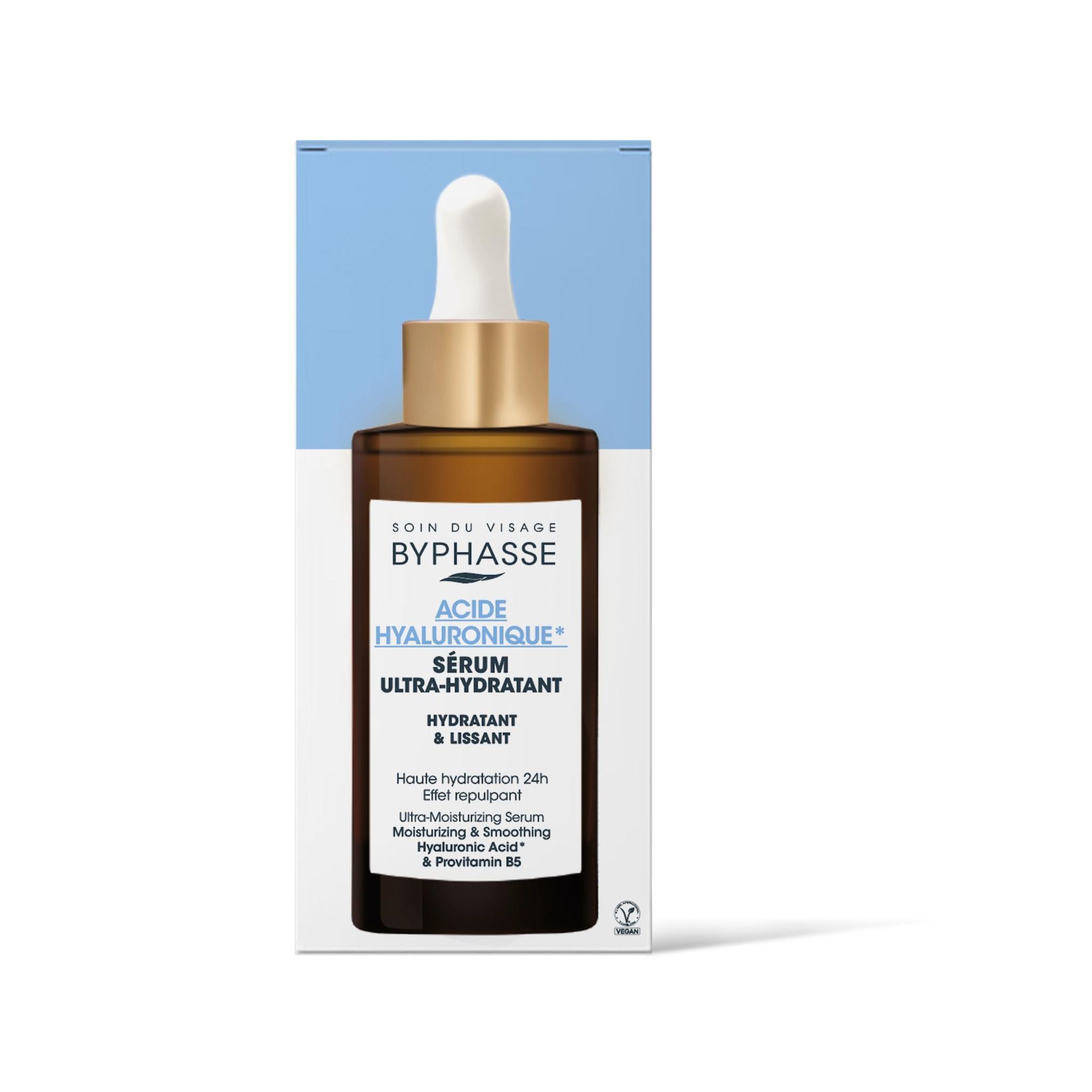 BYPHASSE Acide Hyaluronique Sérum ultra-hydratant 50ml