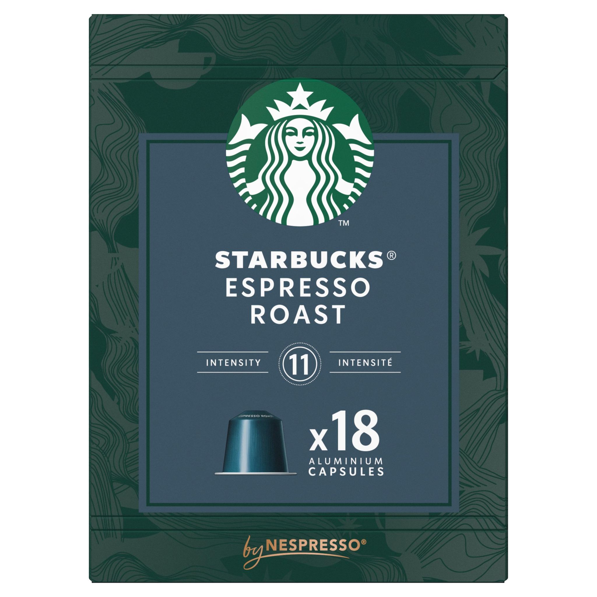 STARBUCKS Capsules de café Espresso Roast Intensité 11 18 capsules 99g