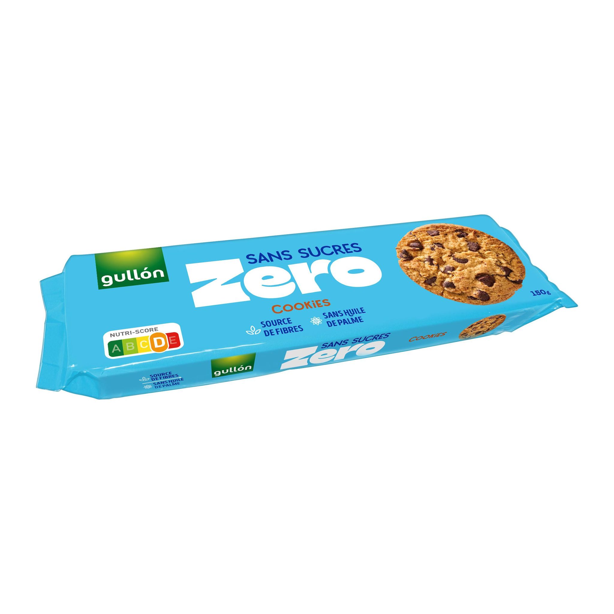 GULLON Cookies aux pépites de chocolat sans sucres 150g