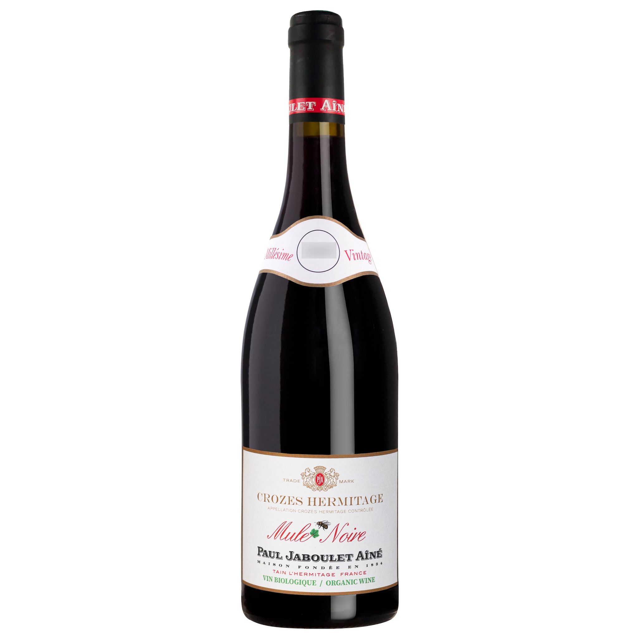 AOP Crozes Hermitage maison paul jaboulet ainé rouge bio 75cl